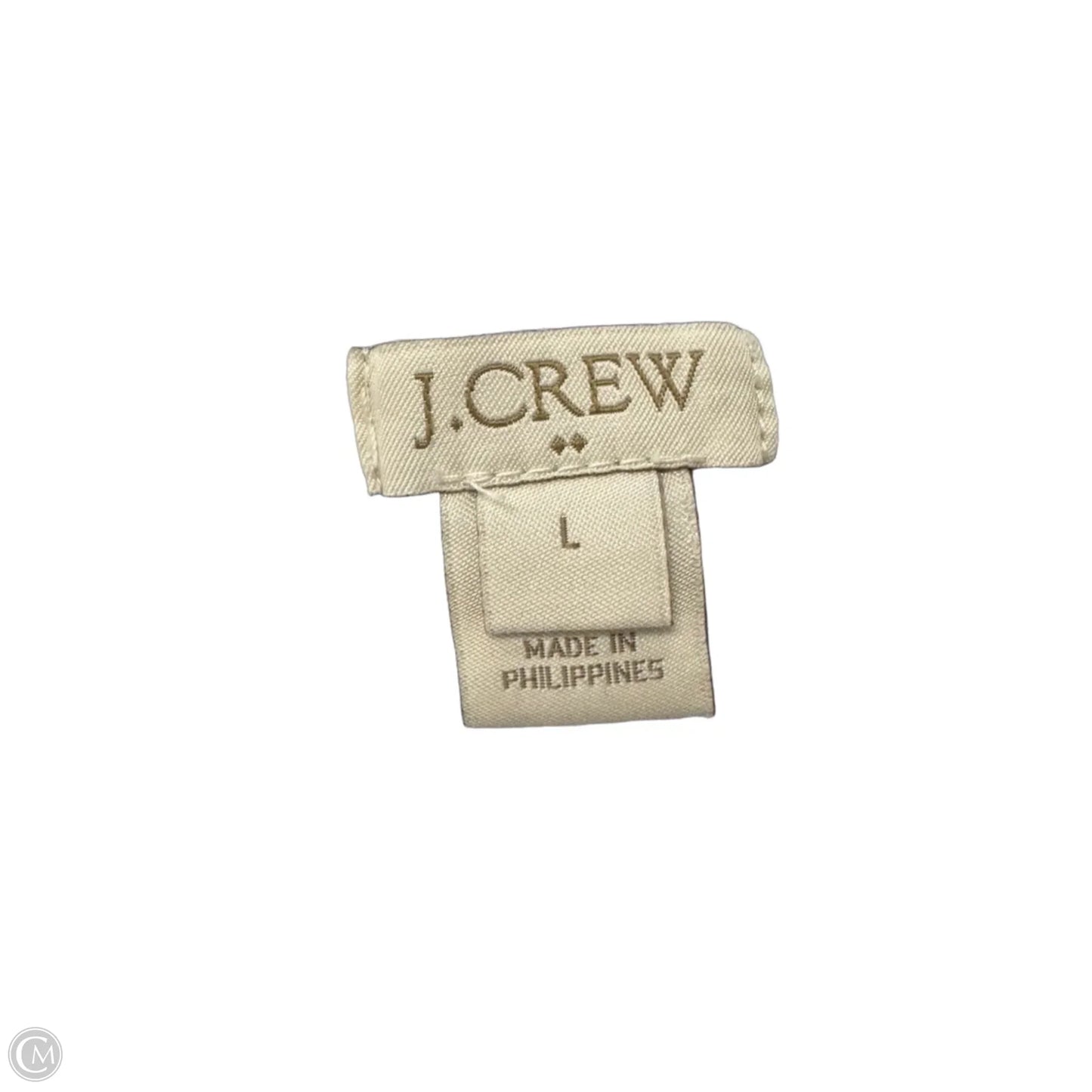 Top Long Sleeve By J. Crew In Blue & White, Size: L