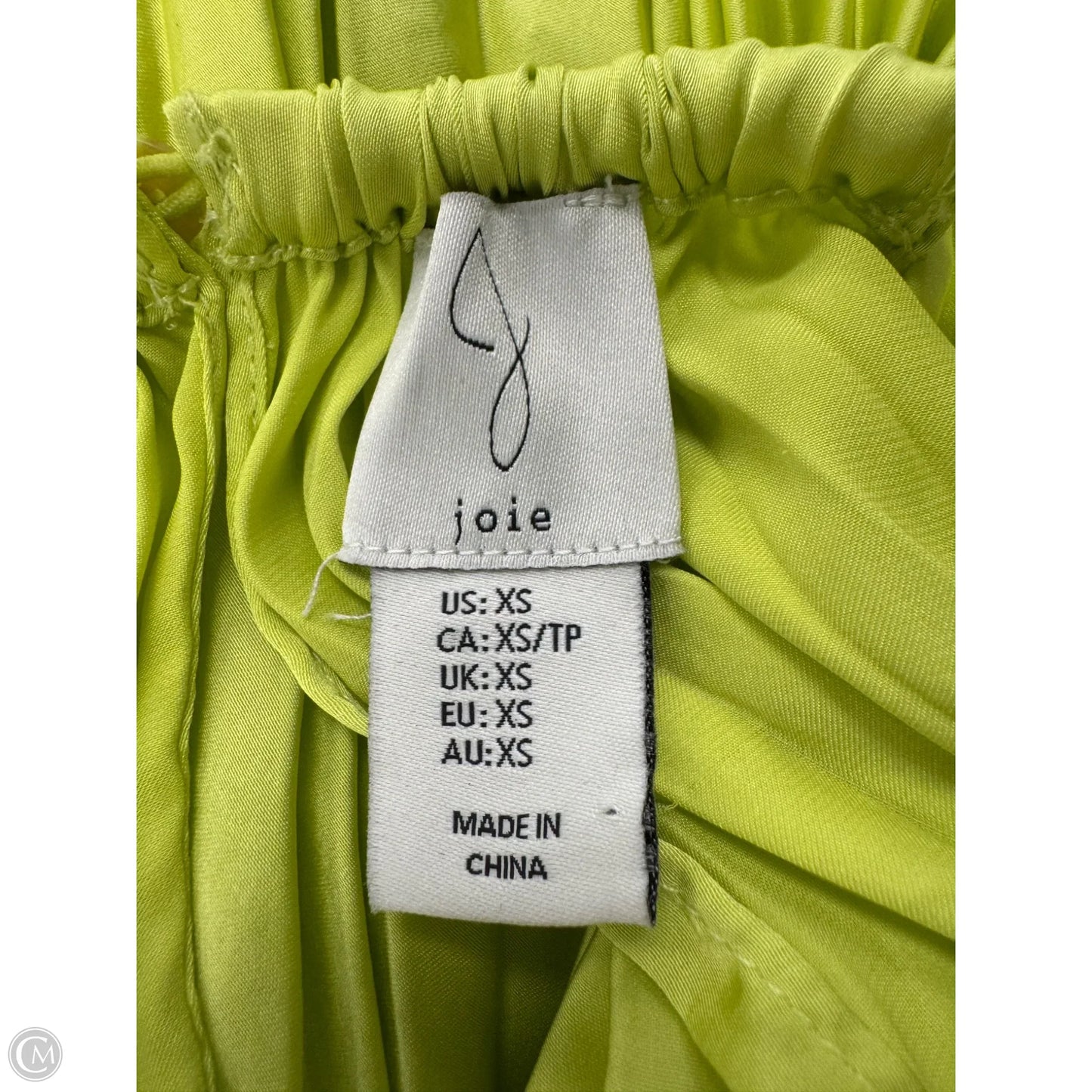 Dress Casual Maxi By Joie In Green, Size: Xs