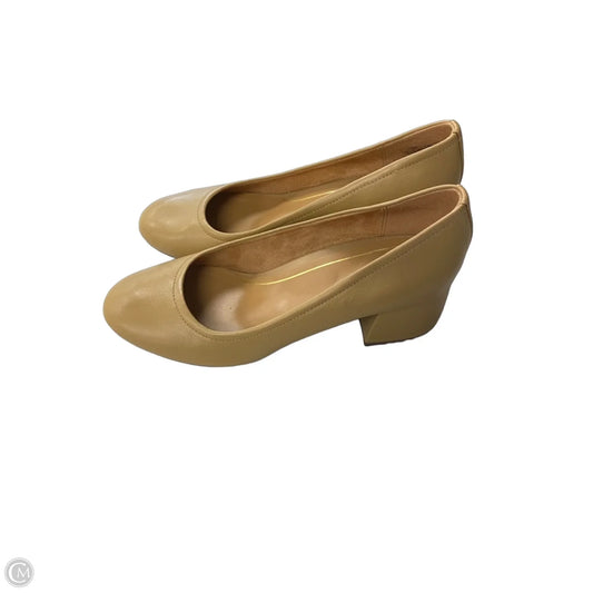 Shoes Heels Block By Vionic In Tan, Size: 8.5