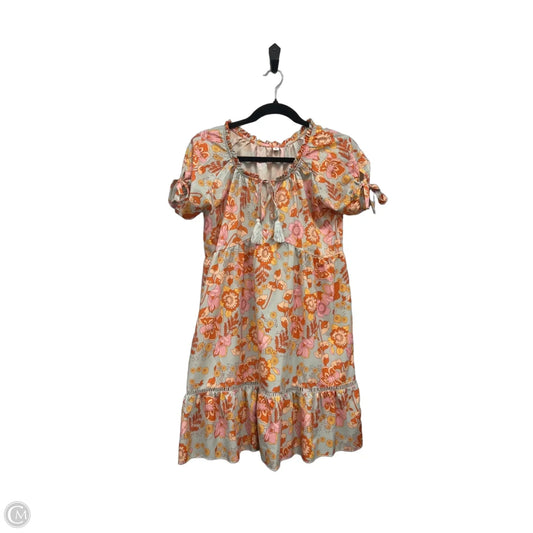 Dress Casual Short By Clothes Mentor In Blue & Orange, Size: S
