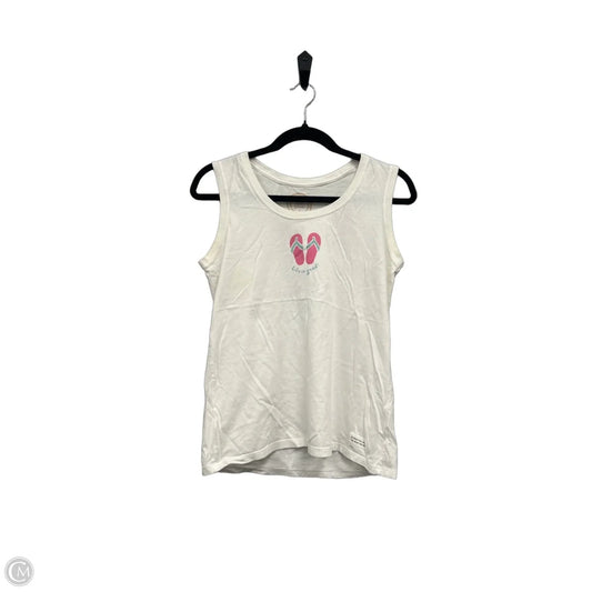 Tank Top By Life Is Good In Cream, Size: M