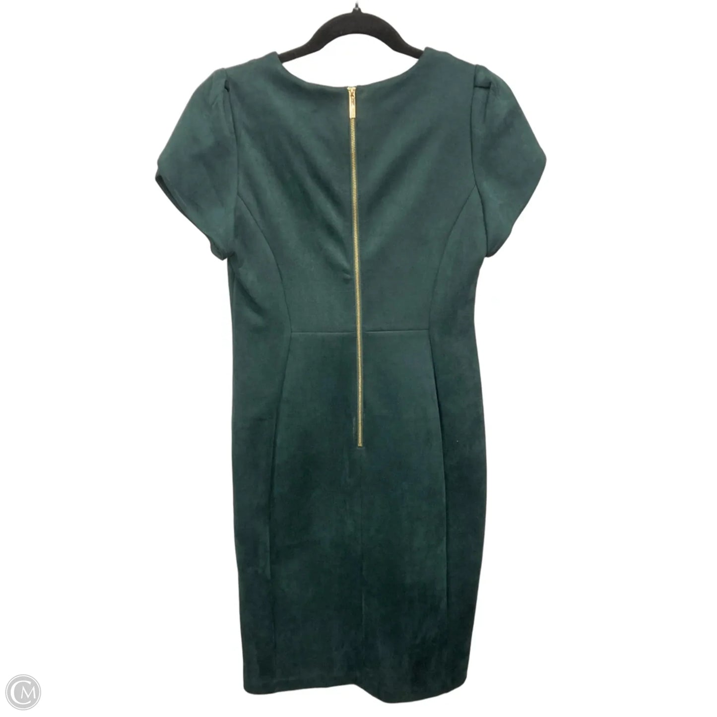 Dress Casual Midi By Calvin Klein In Green, Size: 8