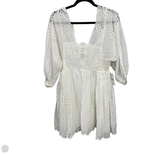 Dress Casual Short By Free People In Cream, Size: S