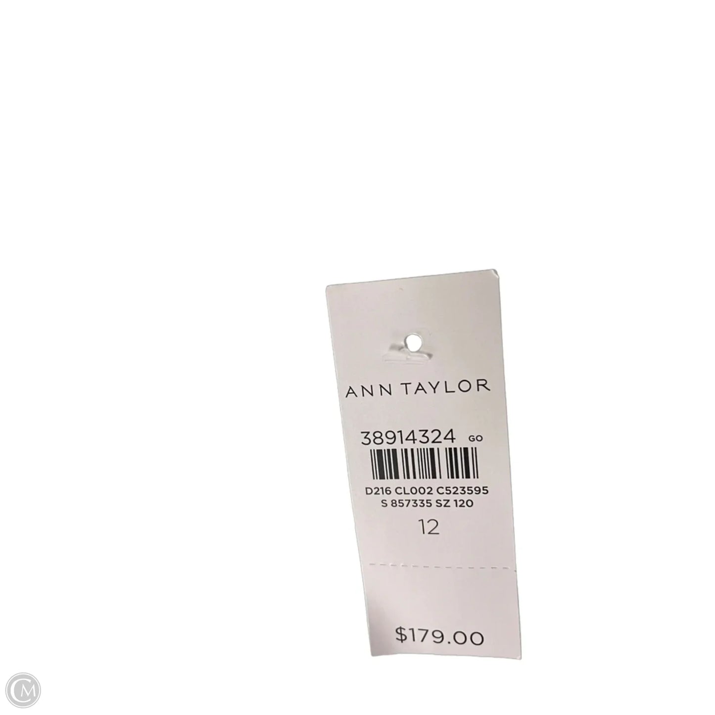Dress Casual Short By Ann Taylor In Blue & White, Size: 12