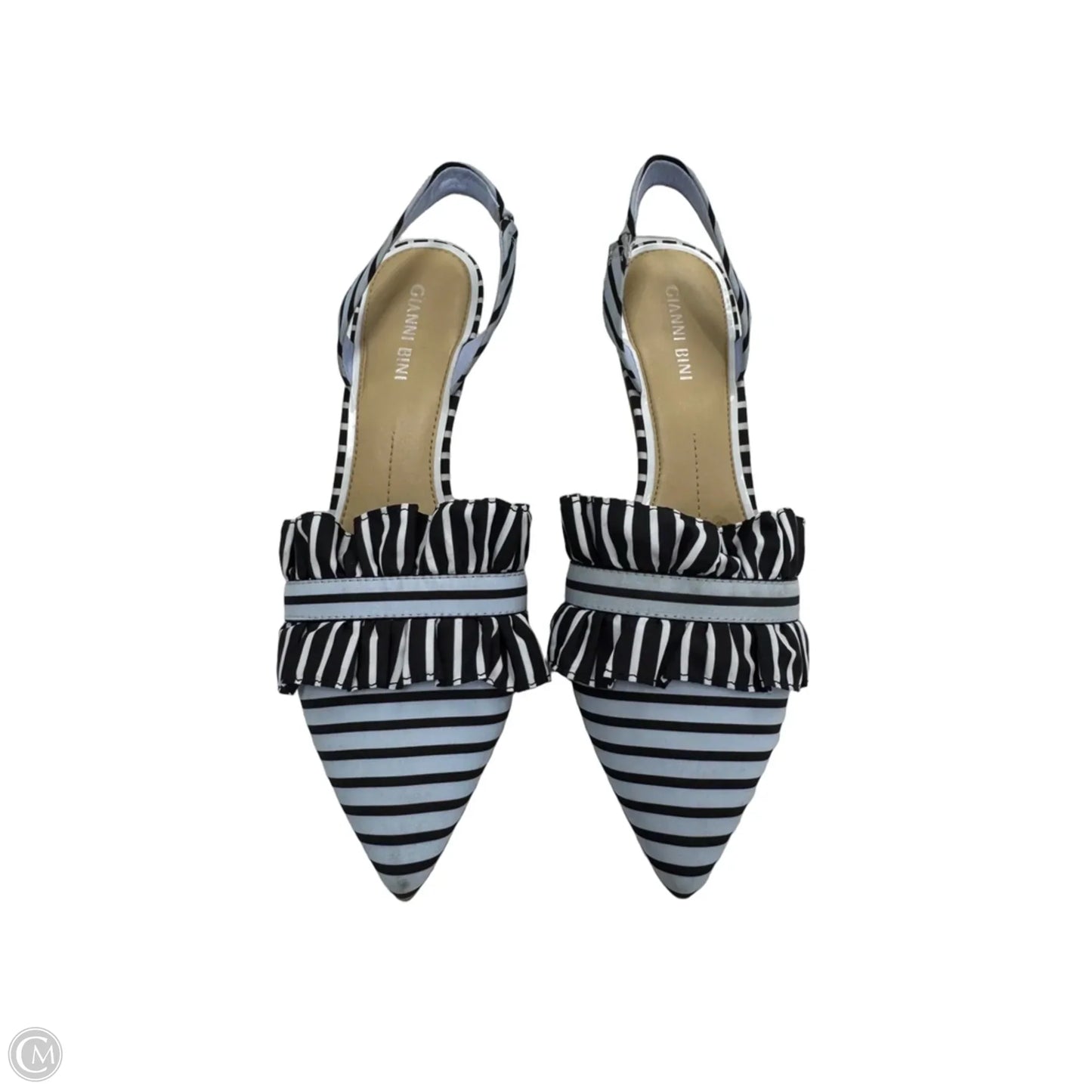 Shoes Heels Stiletto By Gianni Bini In Black & Blue, Size: 7