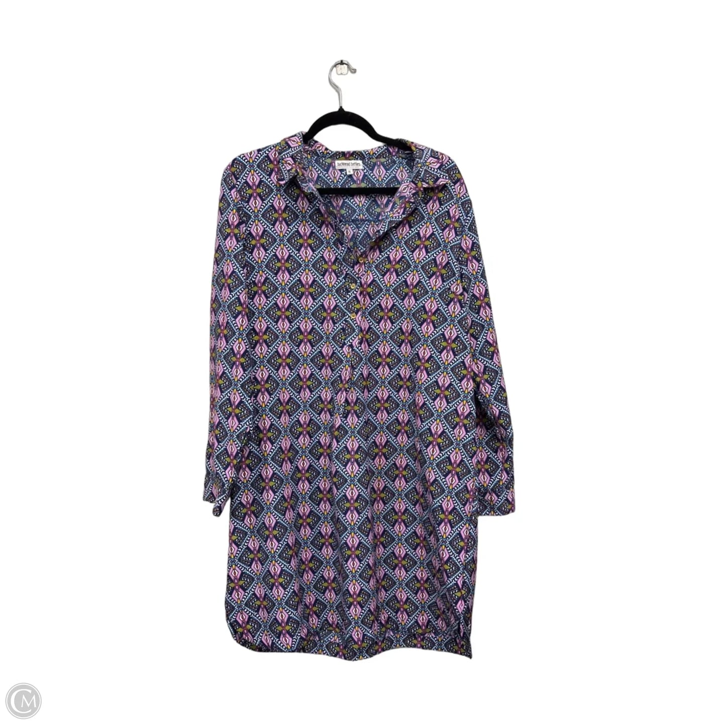 Dress Casual Short By Buckhead Betties In Blue & Pink, Size: Xl