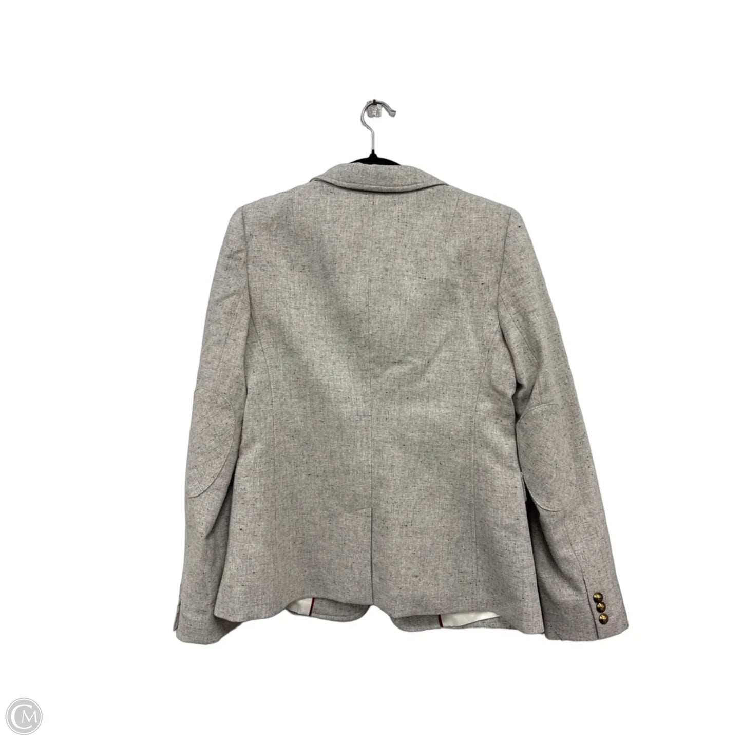 Blazer By Banana Republic In Grey, Size: 8