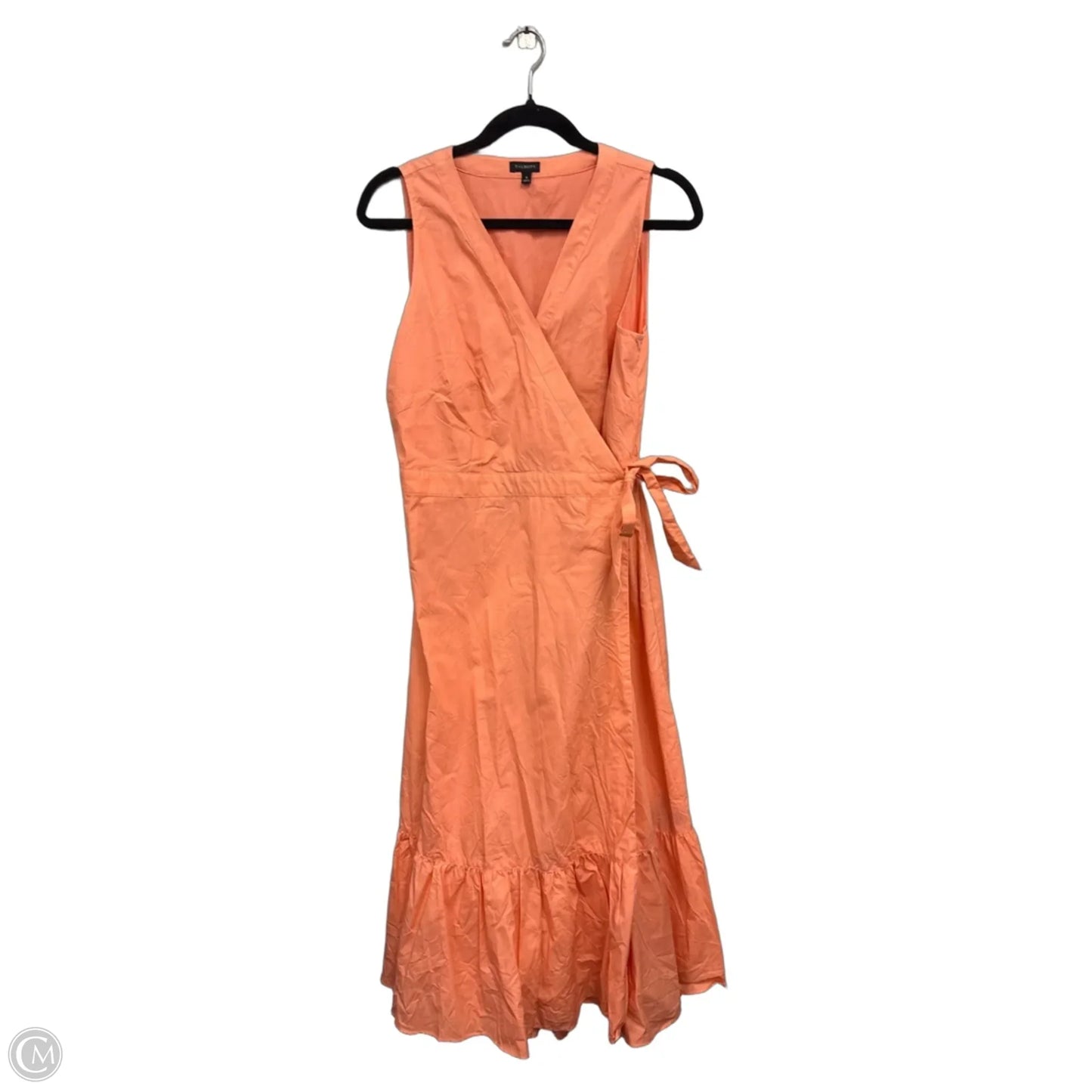 Dress Casual Midi By Talbots In Peach, Size: 8