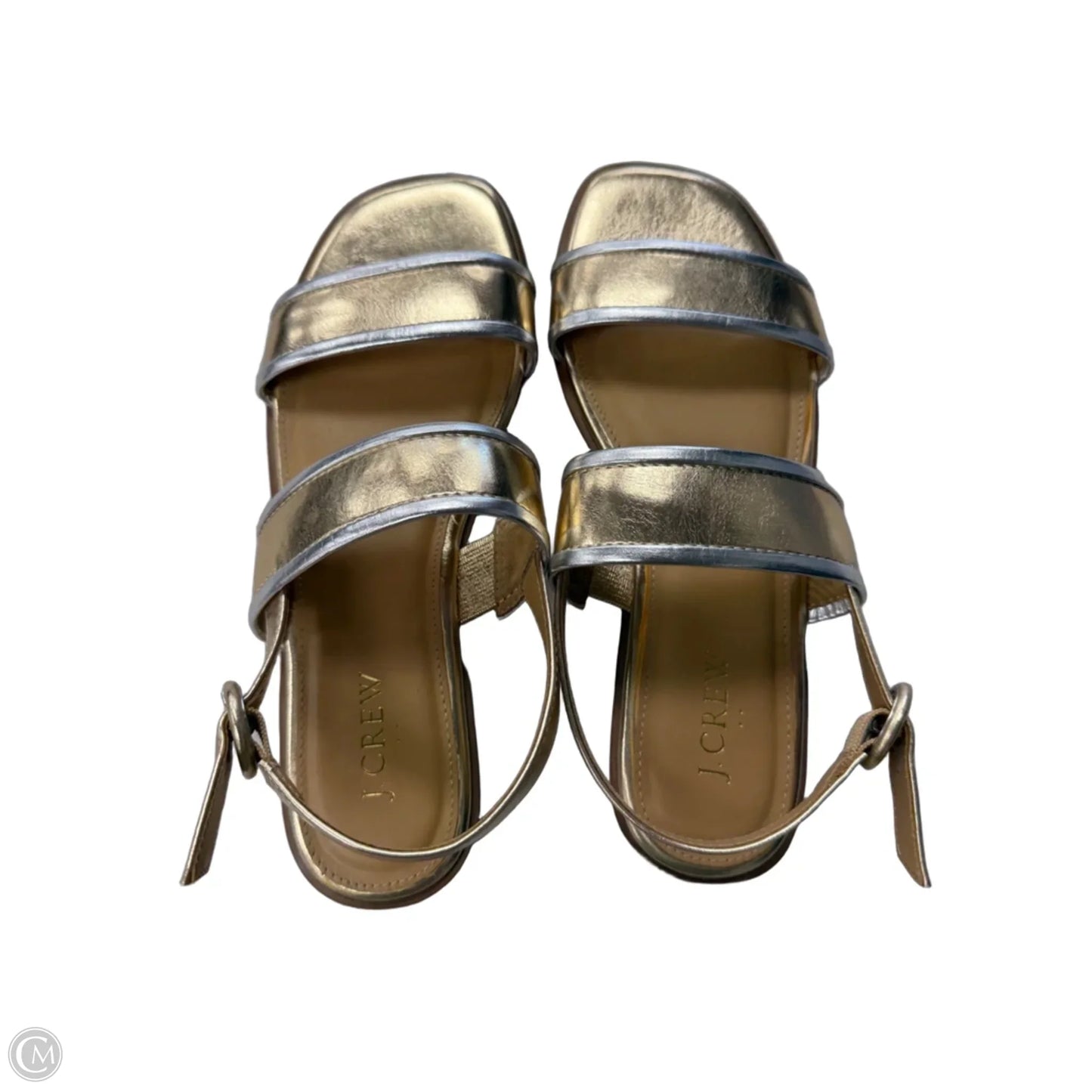 Sandals Flats By J. Crew In Gold, Size: 8
