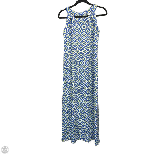 Dress Casual Midi By Lulu B In Blue & Yellow, Size: Xs