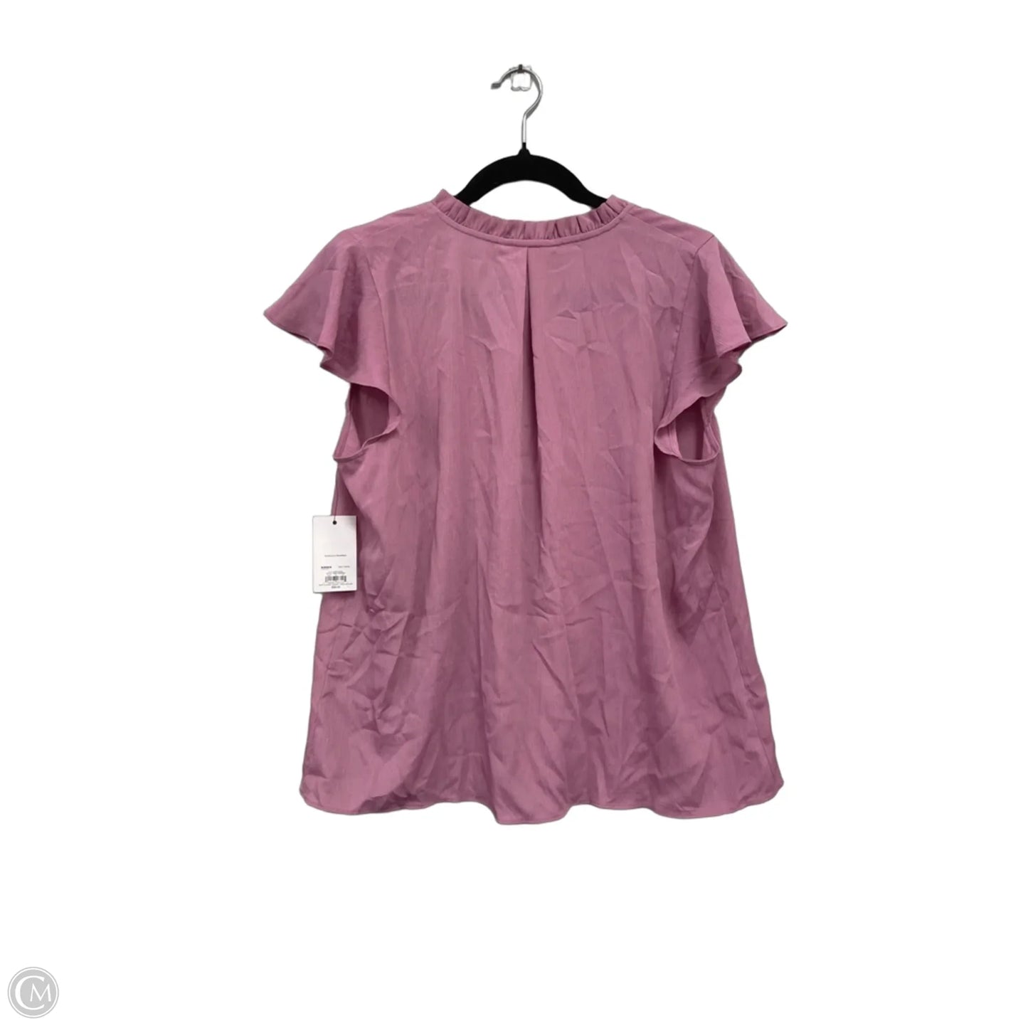 Top Short Sleeve By Nine West In Pink, Size: L
