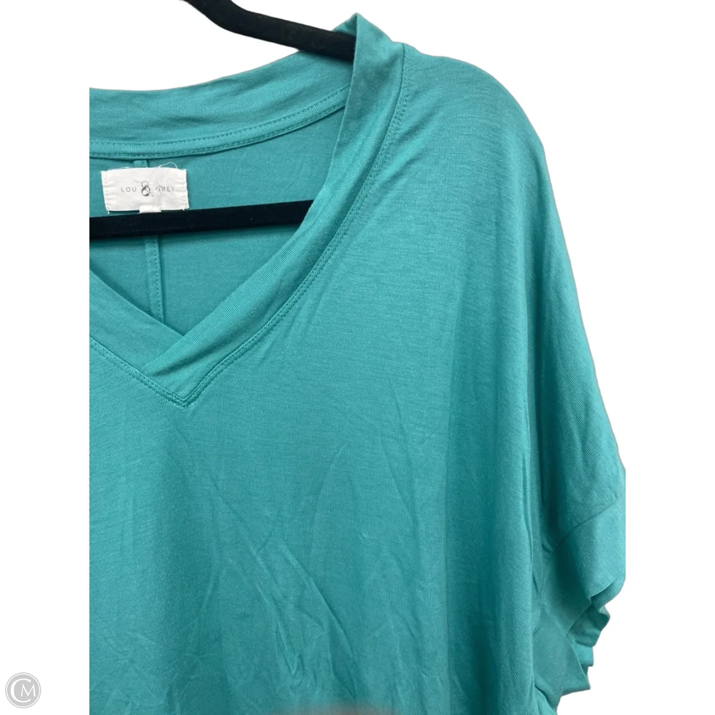 Top Short Sleeve By Lou And Grey In Green, Size: S