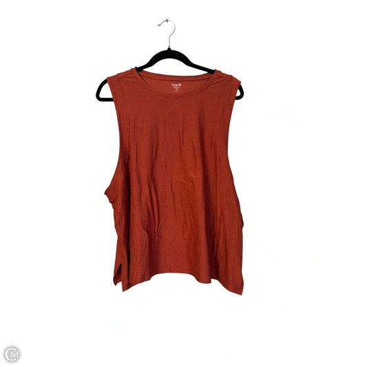 Top Sleeveless By Old Navy In Orange, Size: Xxl