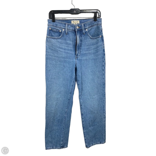 Jeans Straight By Madewell In Blue, Size: 4
