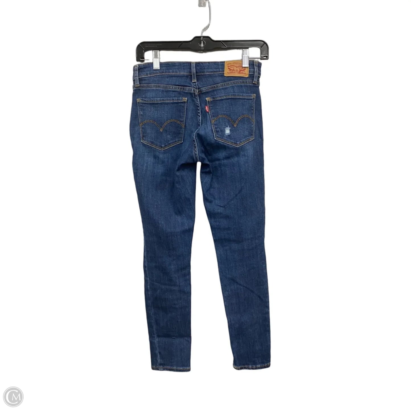 Jeans Skinny By Levis In Blue, Size: 2