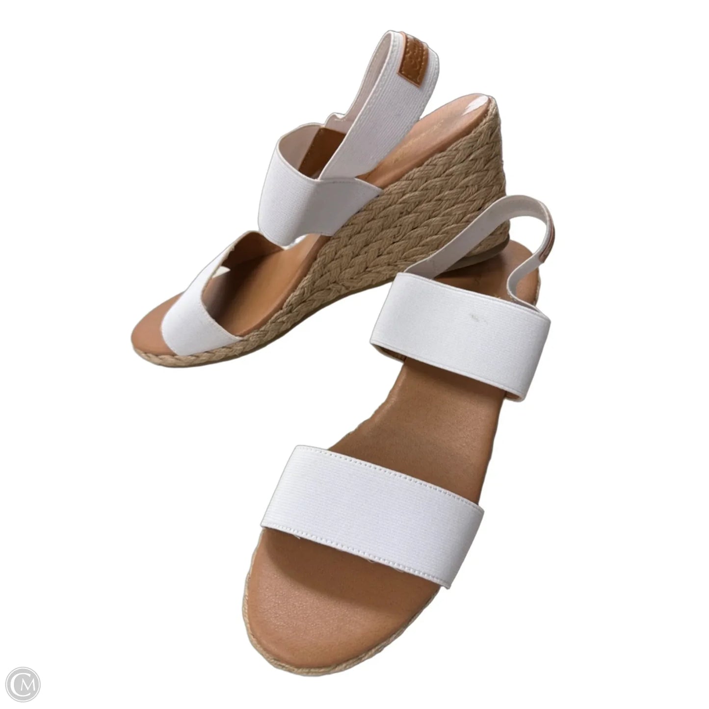 Sandals Heels Wedge By Tommy Bahama In White, Size: 10