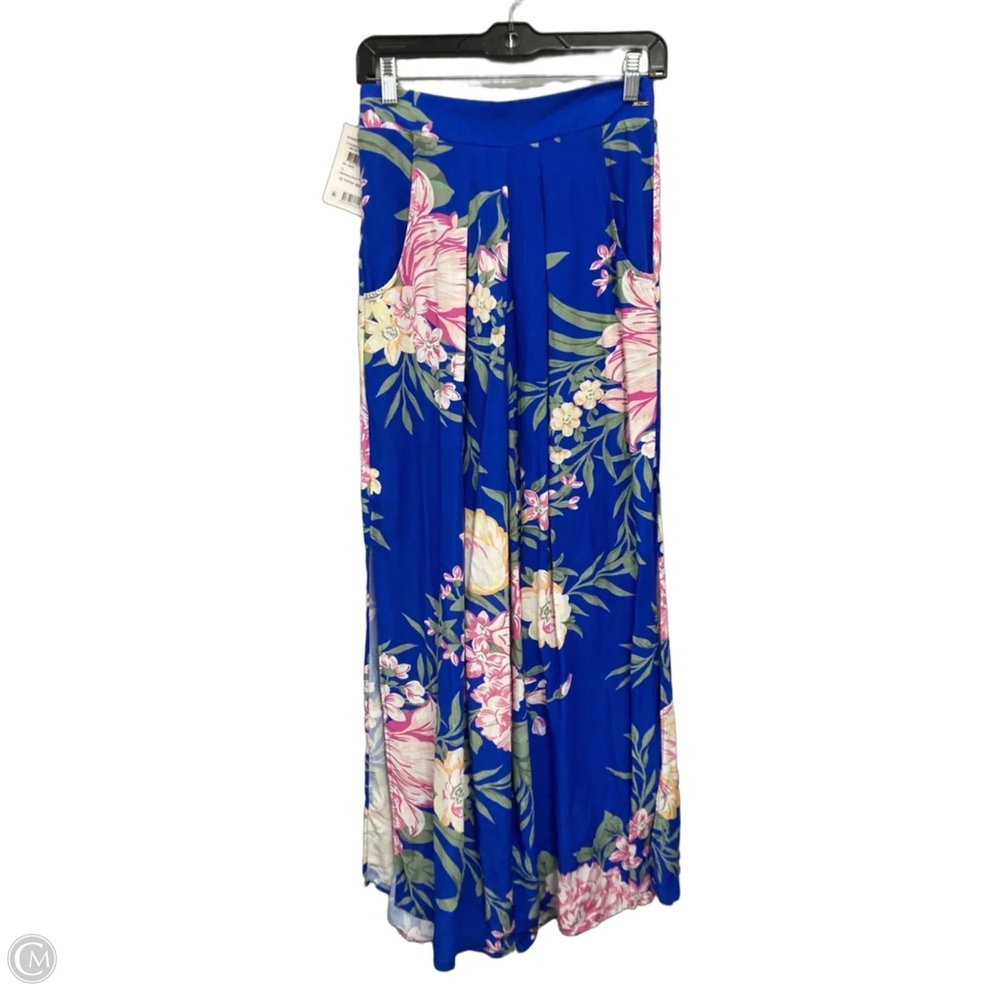 Pants Wide Leg By Maaji In Blue & Pink, Size: L