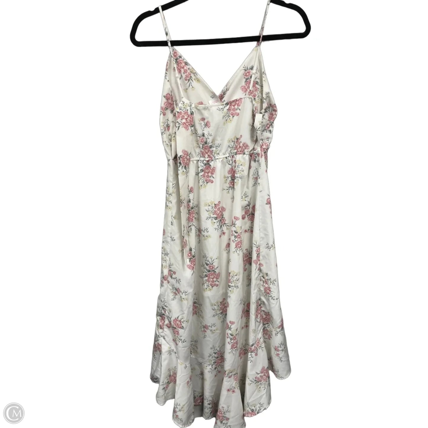 Dress Party Midi By No Boundaries In Cream & Pink, Size: 0
