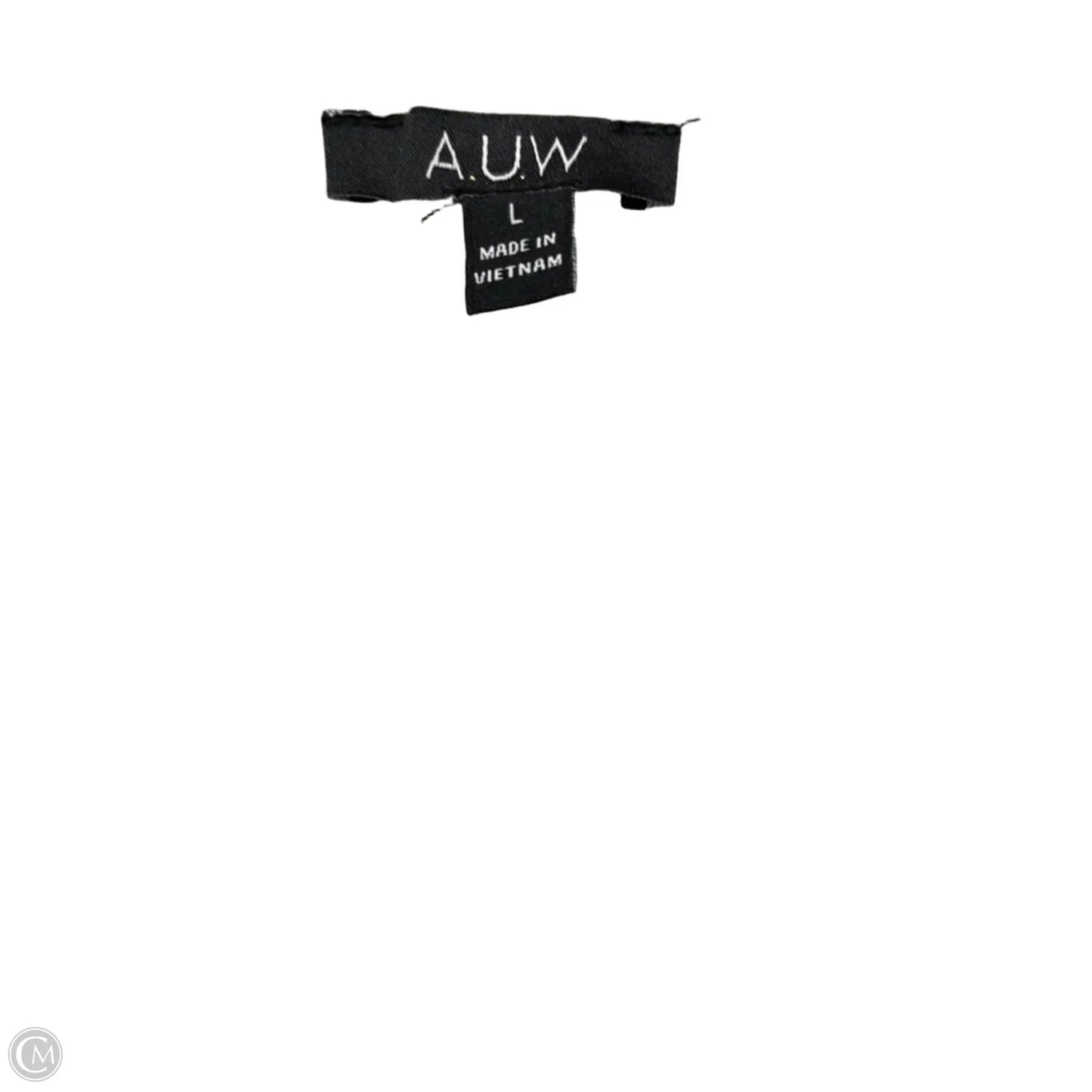 Top Short Sleeve By Auw In Blue & Pink, Size: L