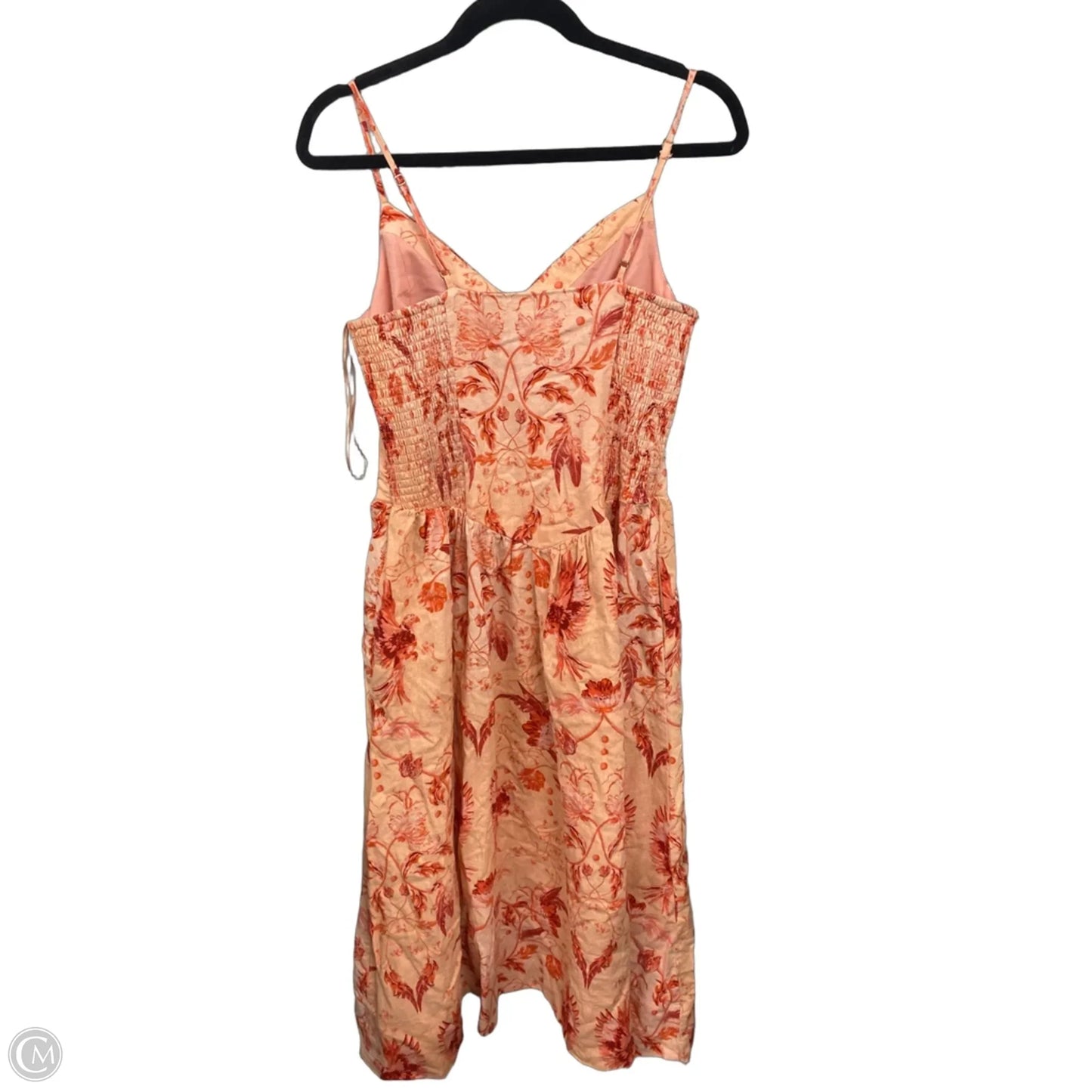 Dress Casual Midi By House Of Harlow In Orange & Pink, Size: M