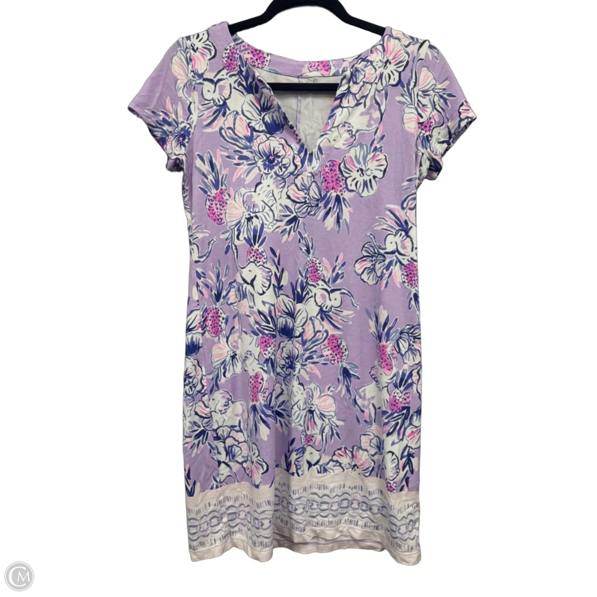 Dress Designer By Lilly Pulitzer In Pink & Purple, Size: S