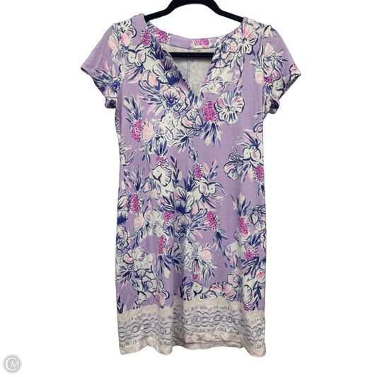 Dress Designer By Lilly Pulitzer In Pink & Purple, Size: S