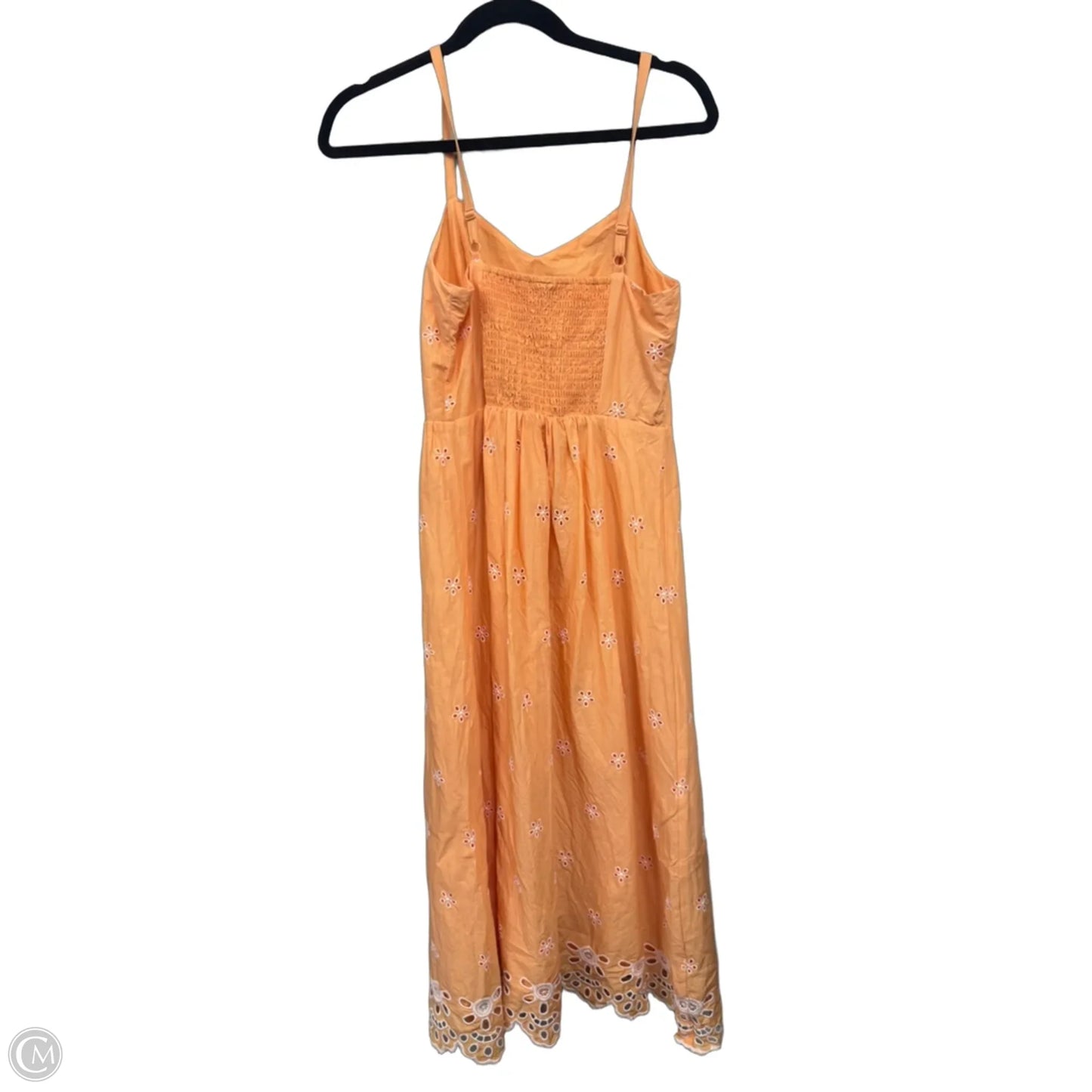 Dress Casual Midi By Old Navy In Peach, Size: Xs