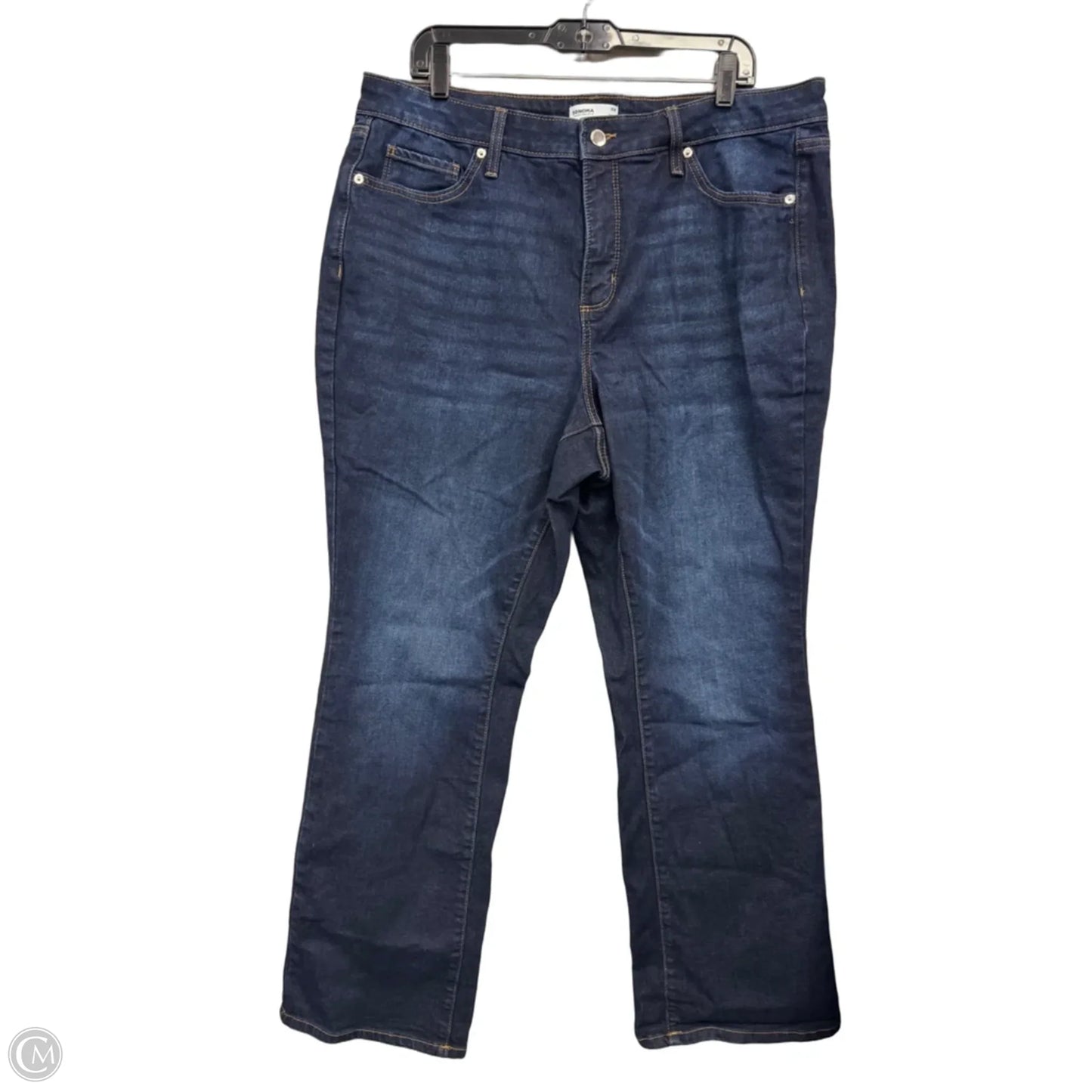 Jeans Flared By Sonoma In Blue, Size: 16