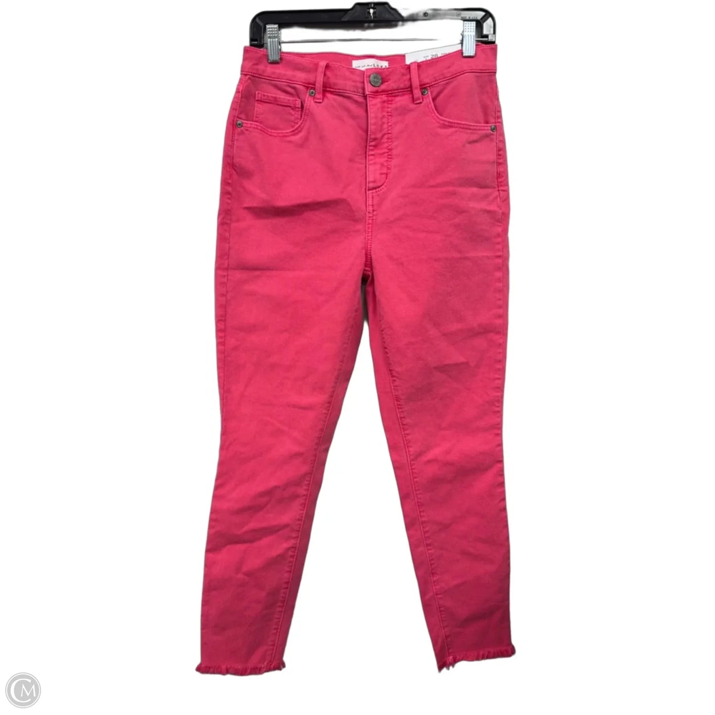 Jeans Skinny By Loft In Pink, Size: 6