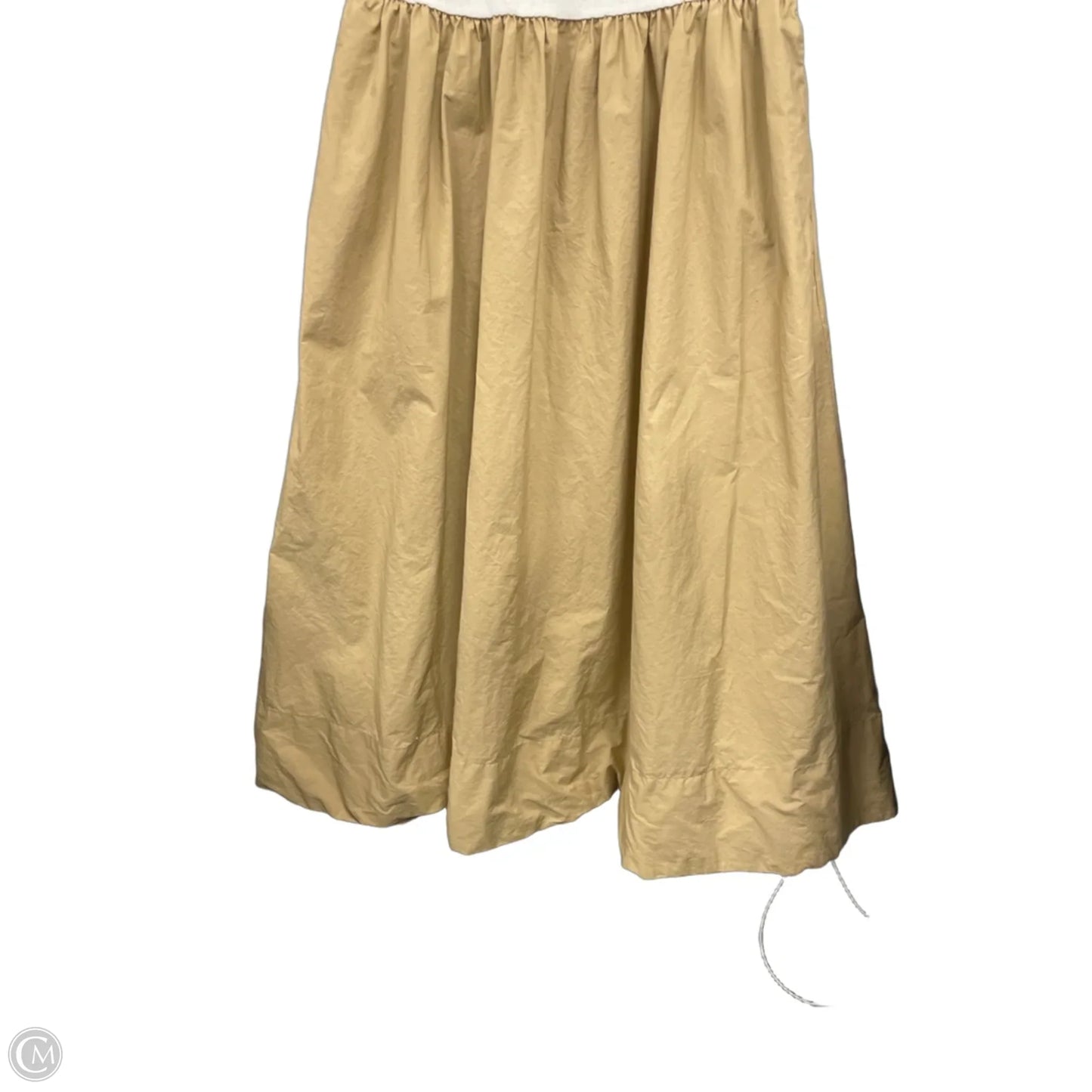 Dress Casual Maxi By Gap In Cream & Tan, Size: Xl