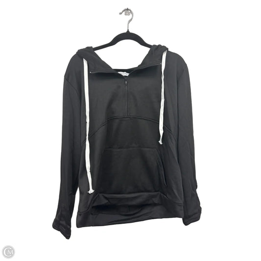 Sweatshirt Hoodie By Misslook In Black, Size: L
