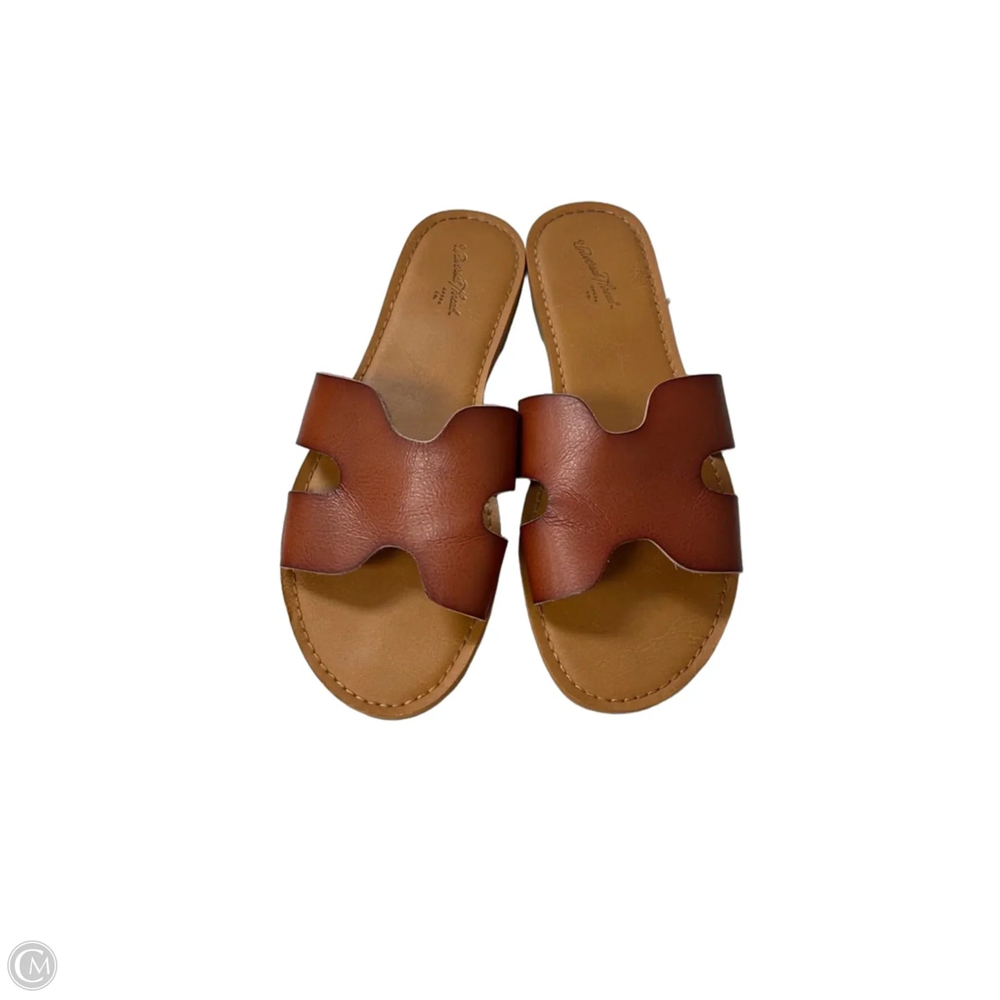 Sandals Flats By Universal Thread In Brown, Size: 6