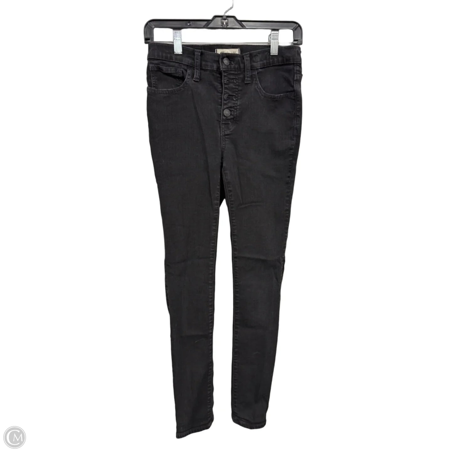 Jeans Skinny By Madewell In Black, Size: 2