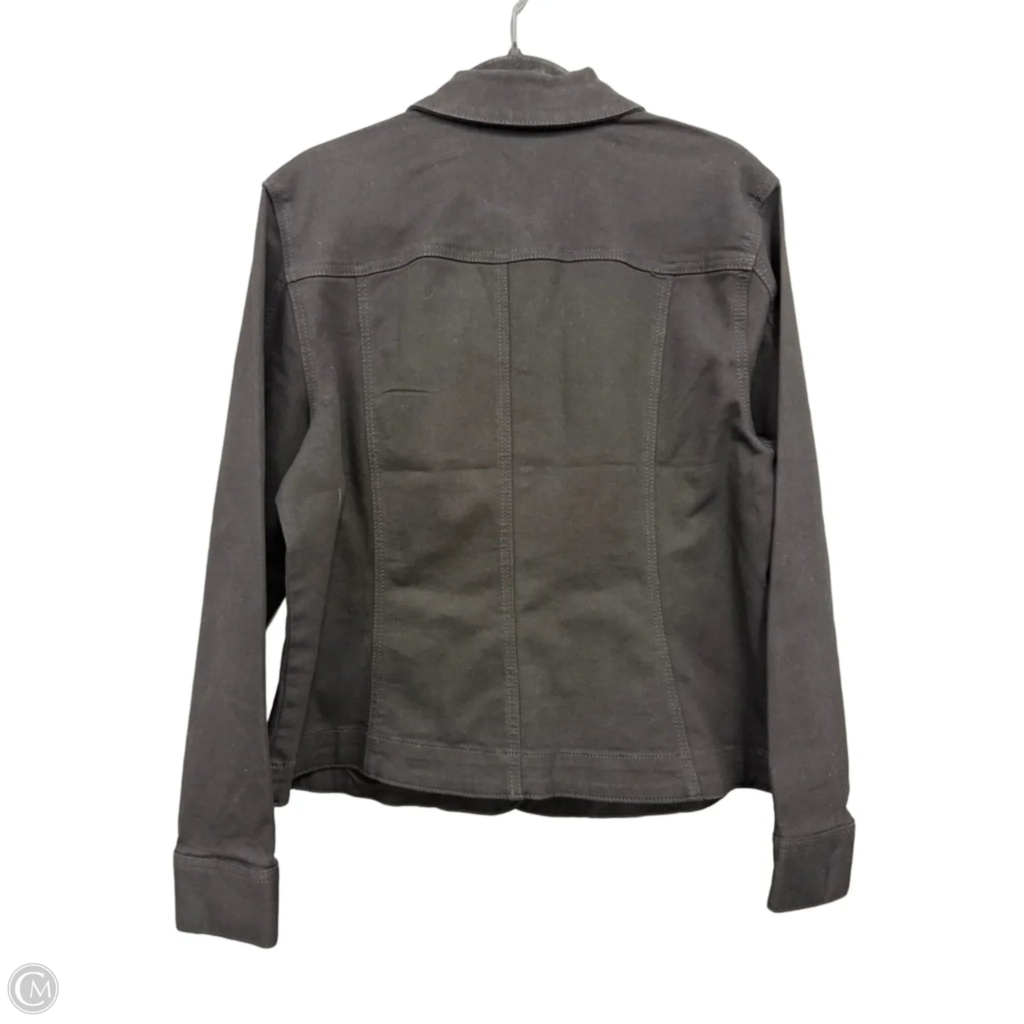 Jacket Denim By Charter Club In Black, Size: Xl