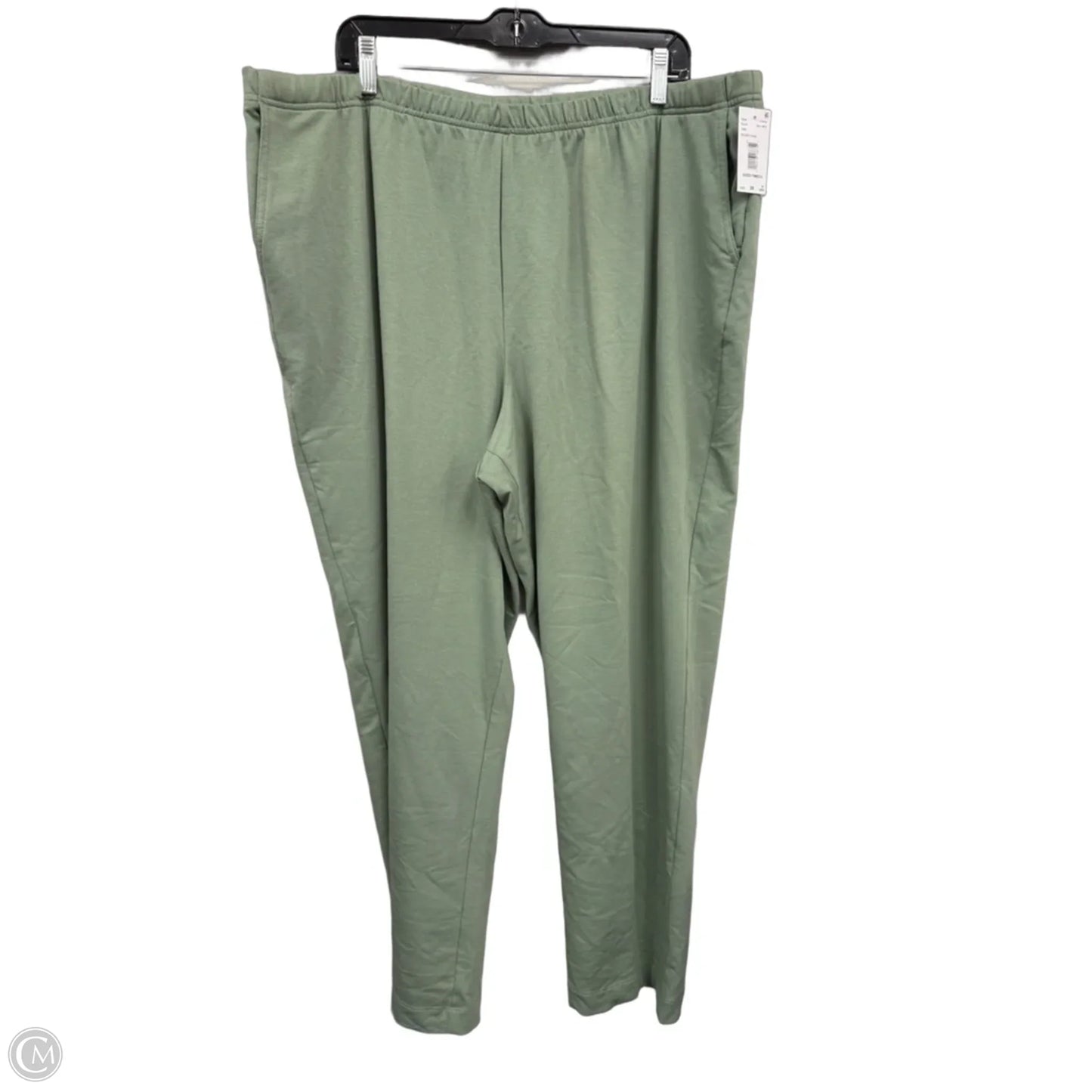 Pants Lounge By Clothes Mentor In Green, Size: 2x