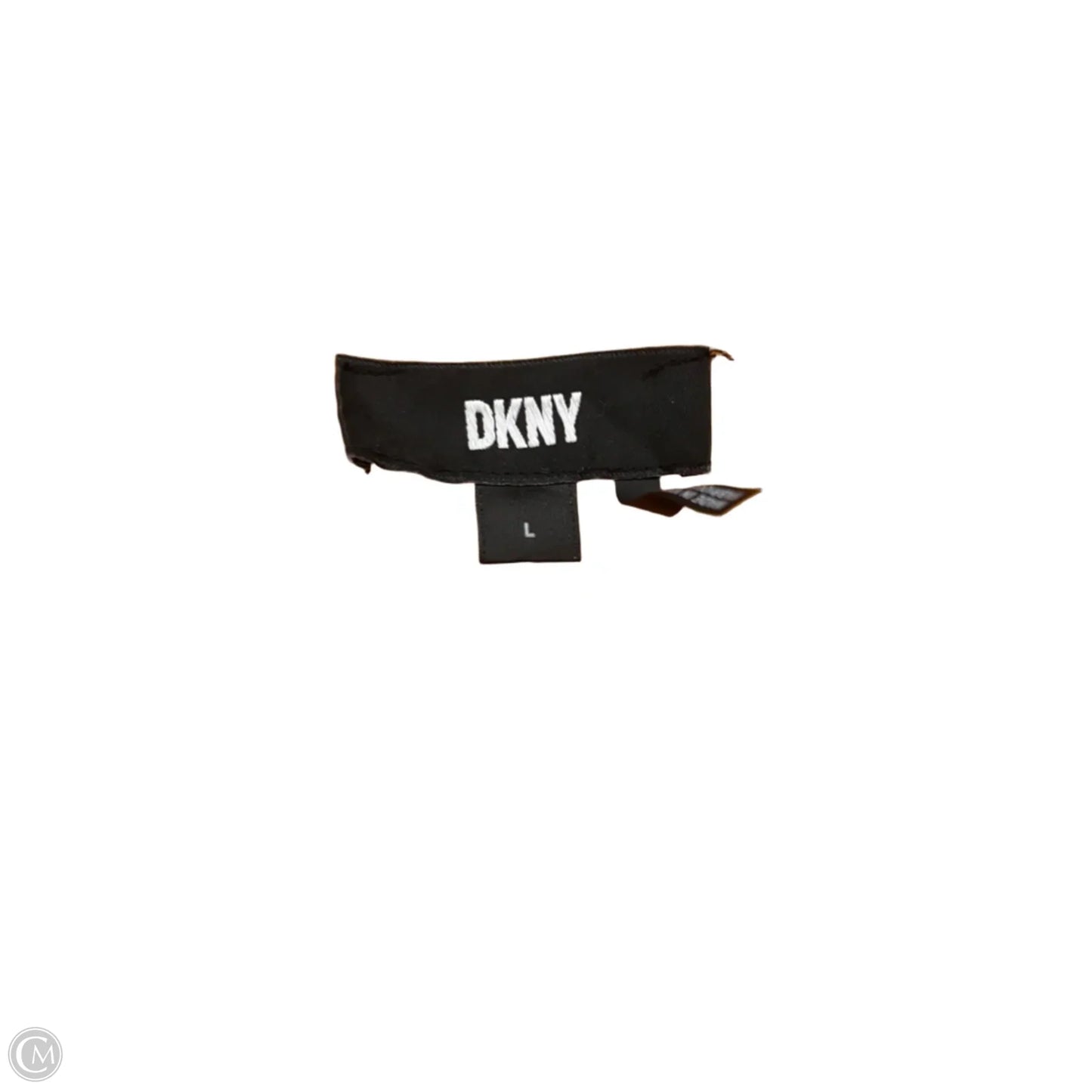 Top Short Sleeve By Dkny In Orange, Size: L