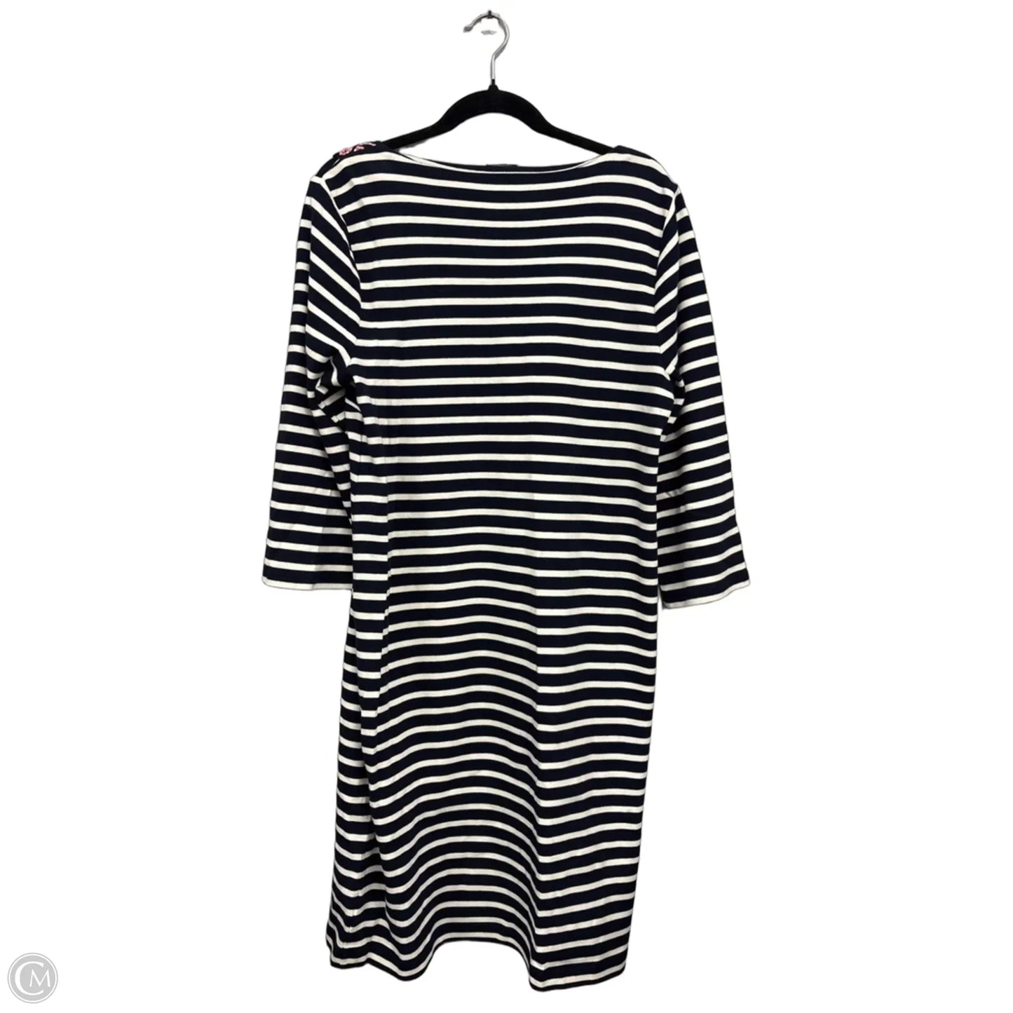 Dress Casual Short By Talbots In Blue & Cream, Size: Xl