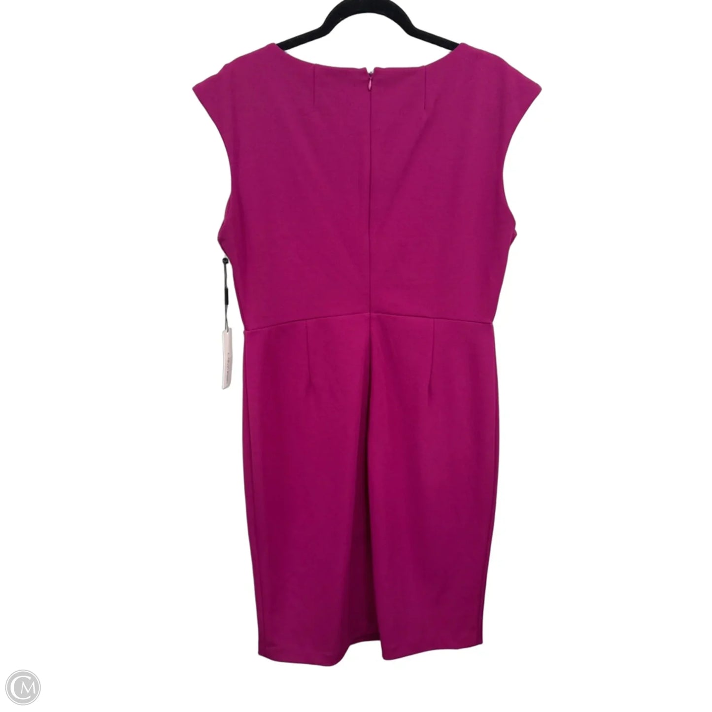 Dress Casual Midi By Calvin Klein In Pink, Size: 12