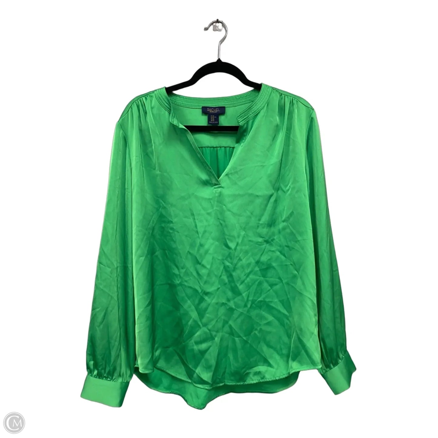 Top Long Sleeve By Rachel Roy In Green, Size: Xl