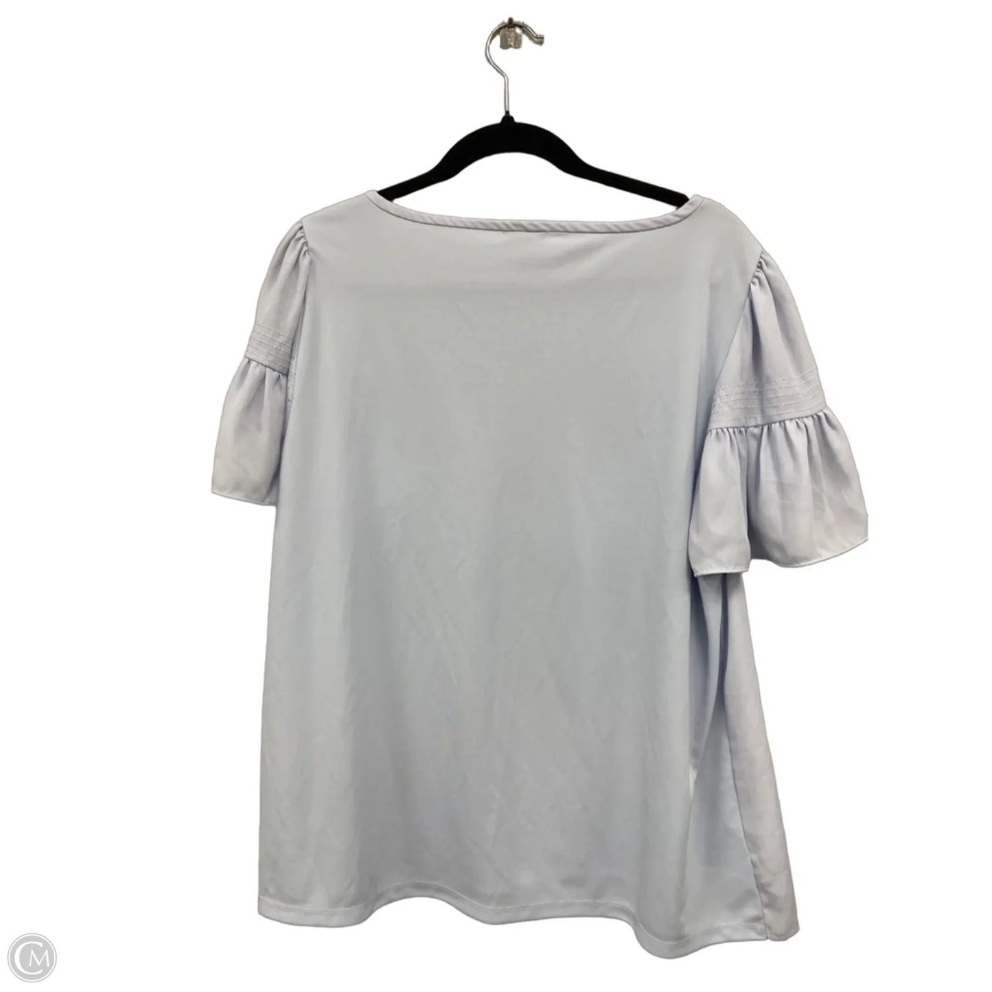 Top Short Sleeve By Ann Taylor In Blue, Size: Xl