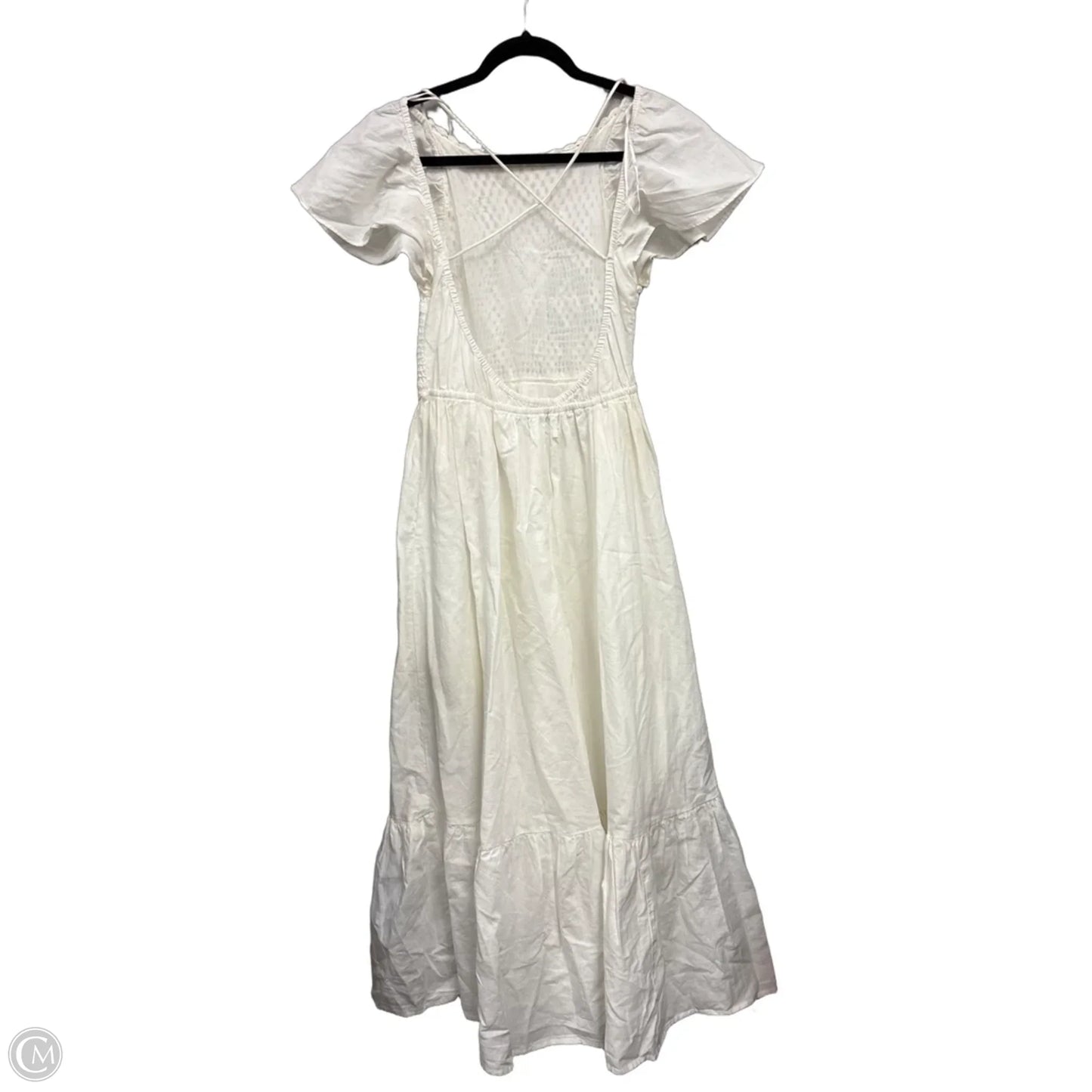 Dress Casual Midi By Zara In Cream, Size: S