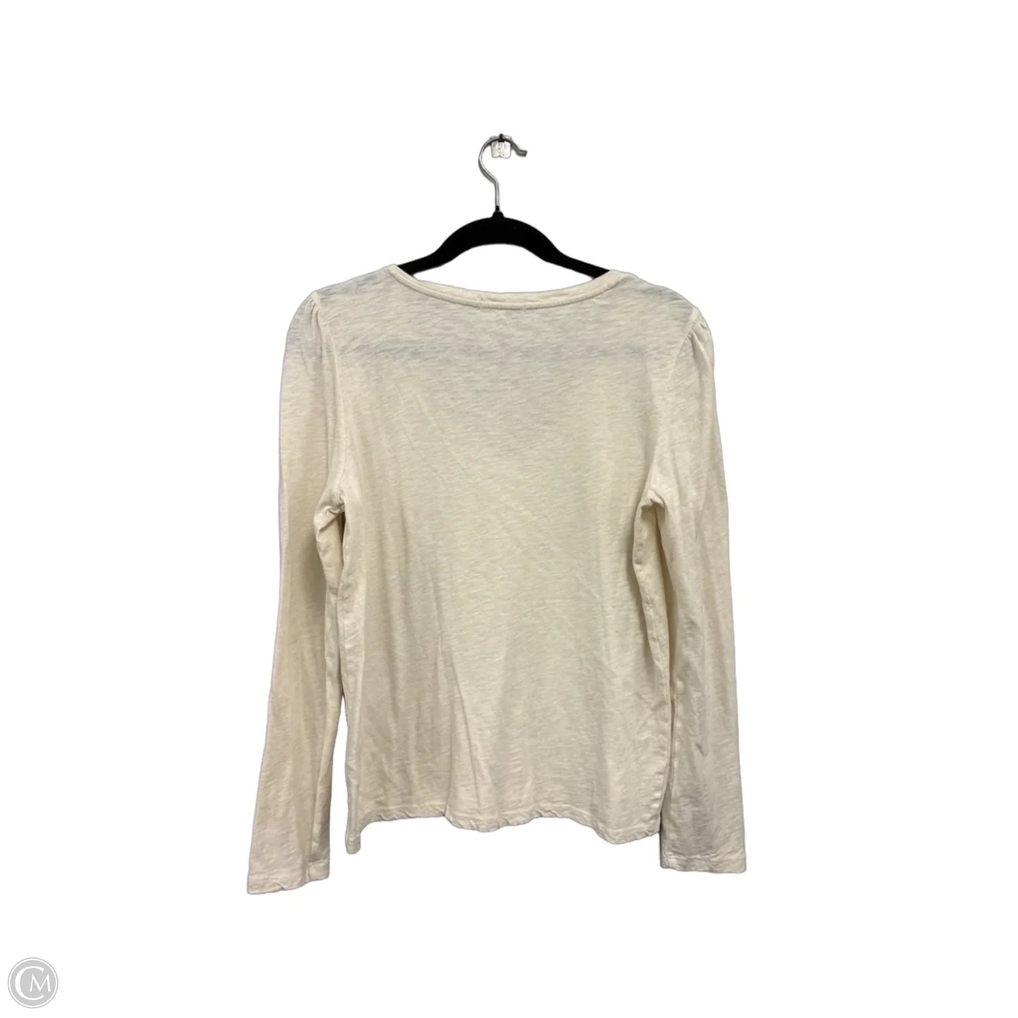 Top Long Sleeve Basic By Z Supply In Cream, Size: L