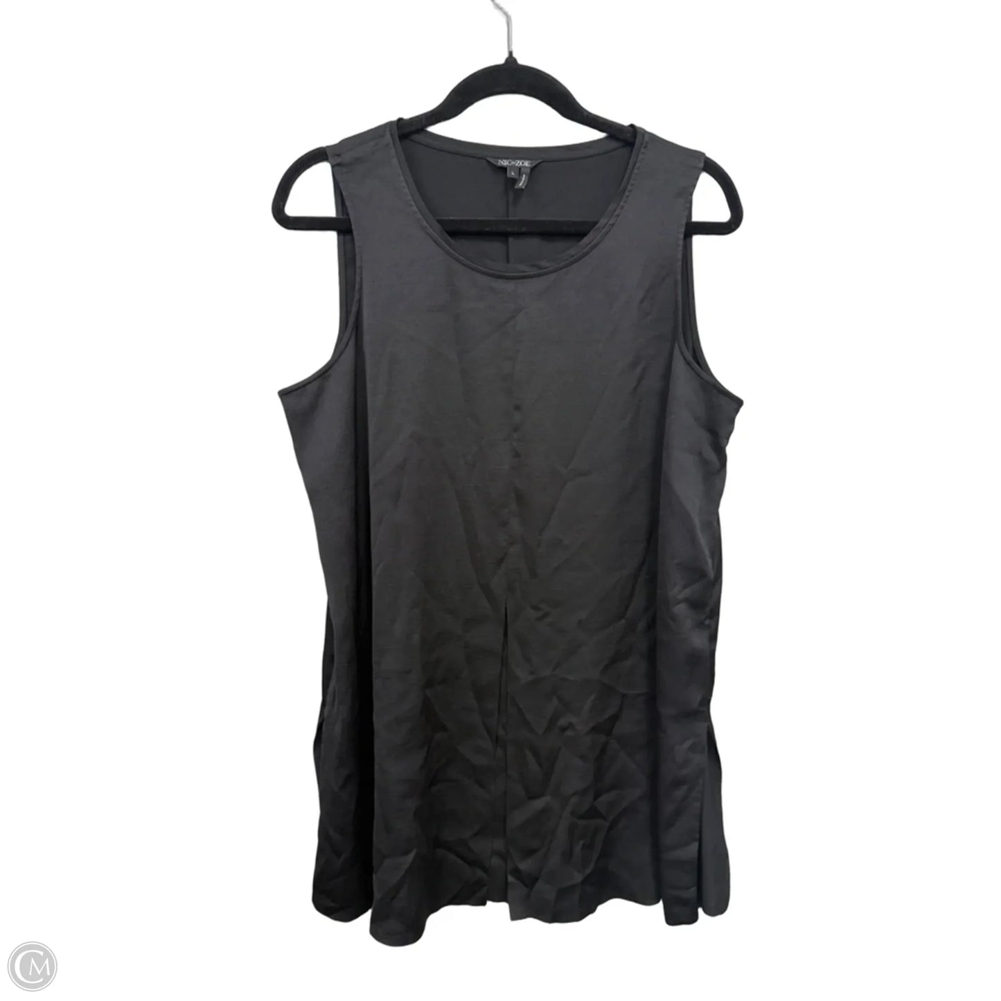Top Sleeveless By Nic + Zoe In Black, Size: L