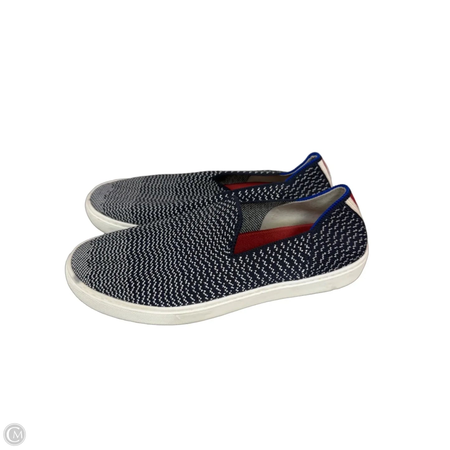 Shoes Flats By Rothys In Blue & Red & White, Size: 8