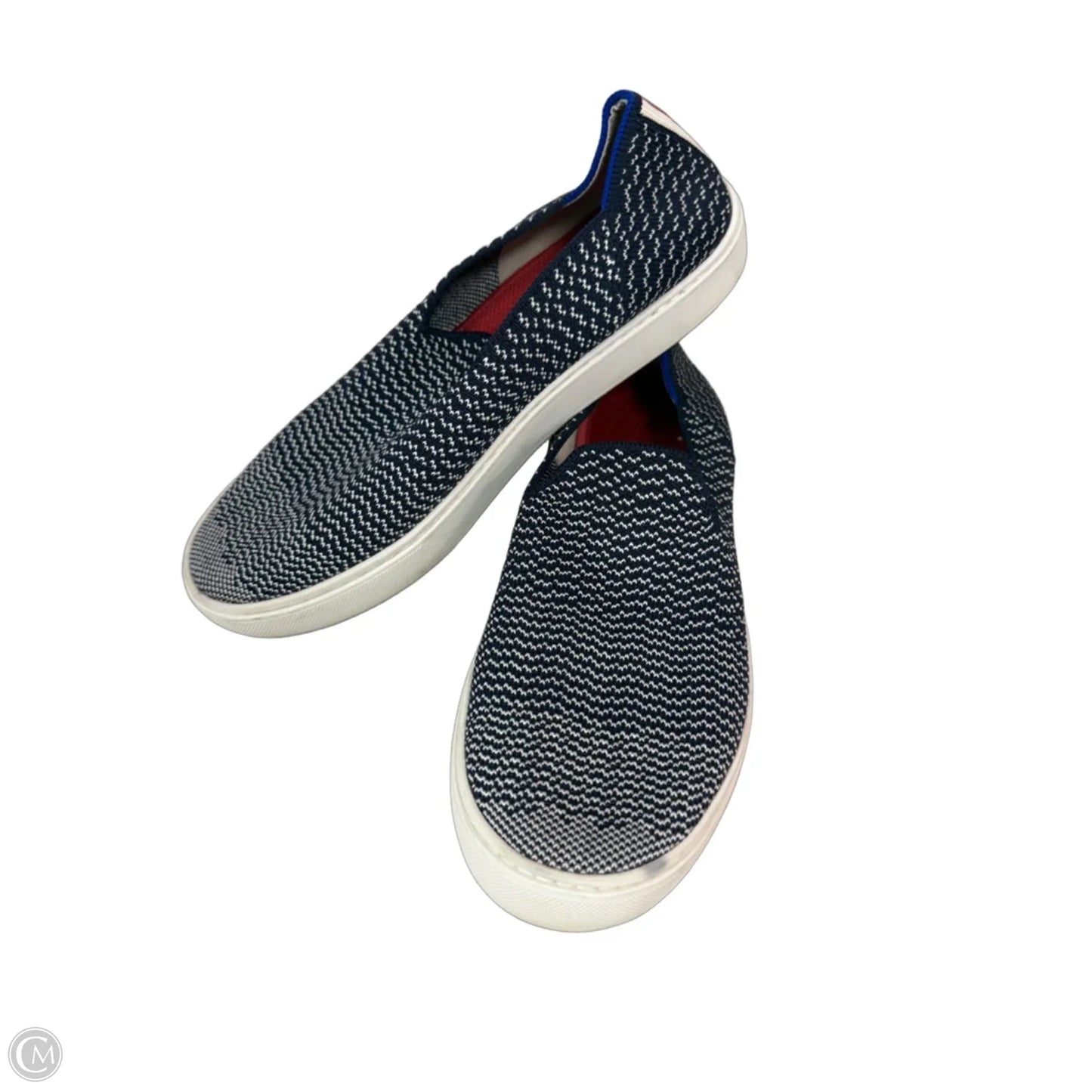 Shoes Flats By Rothys In Blue & Red & White, Size: 8