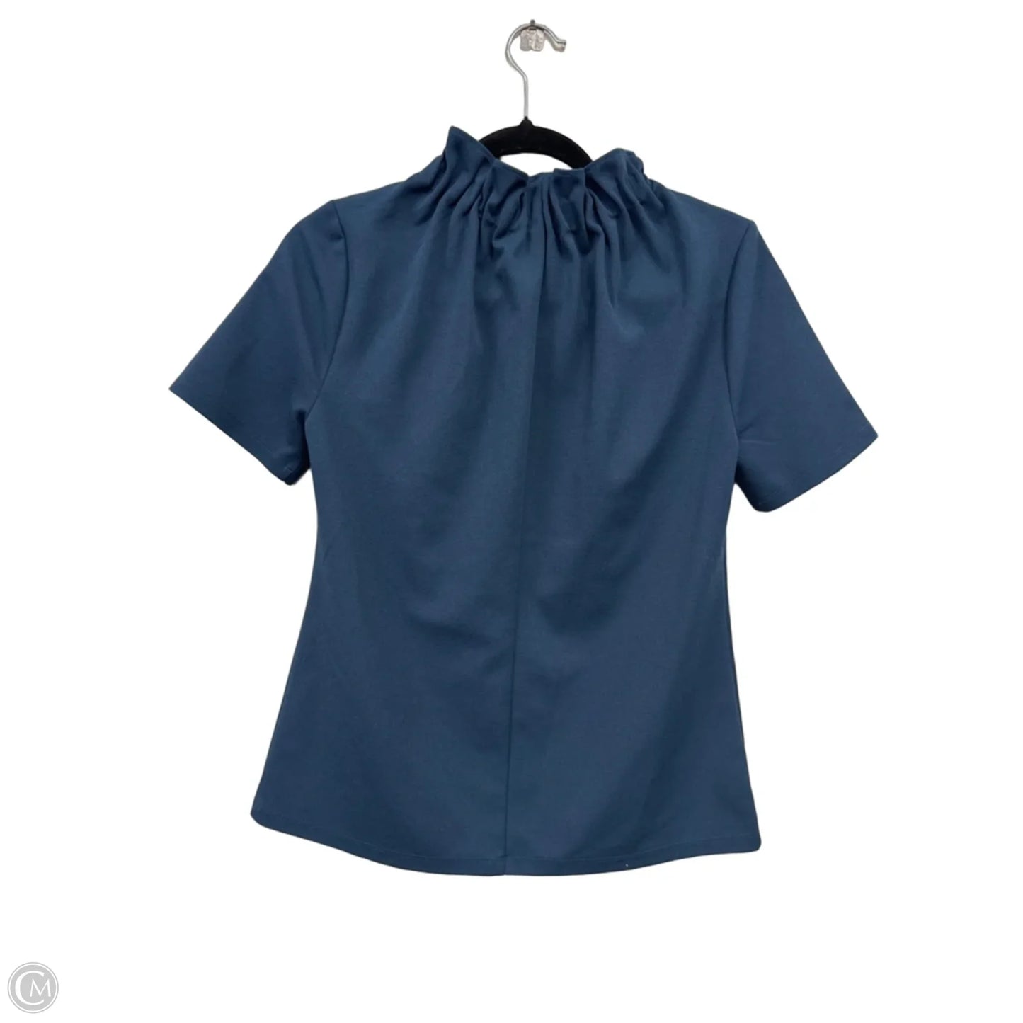 Top Short Sleeve By Ann Taylor In Teal, Size: S