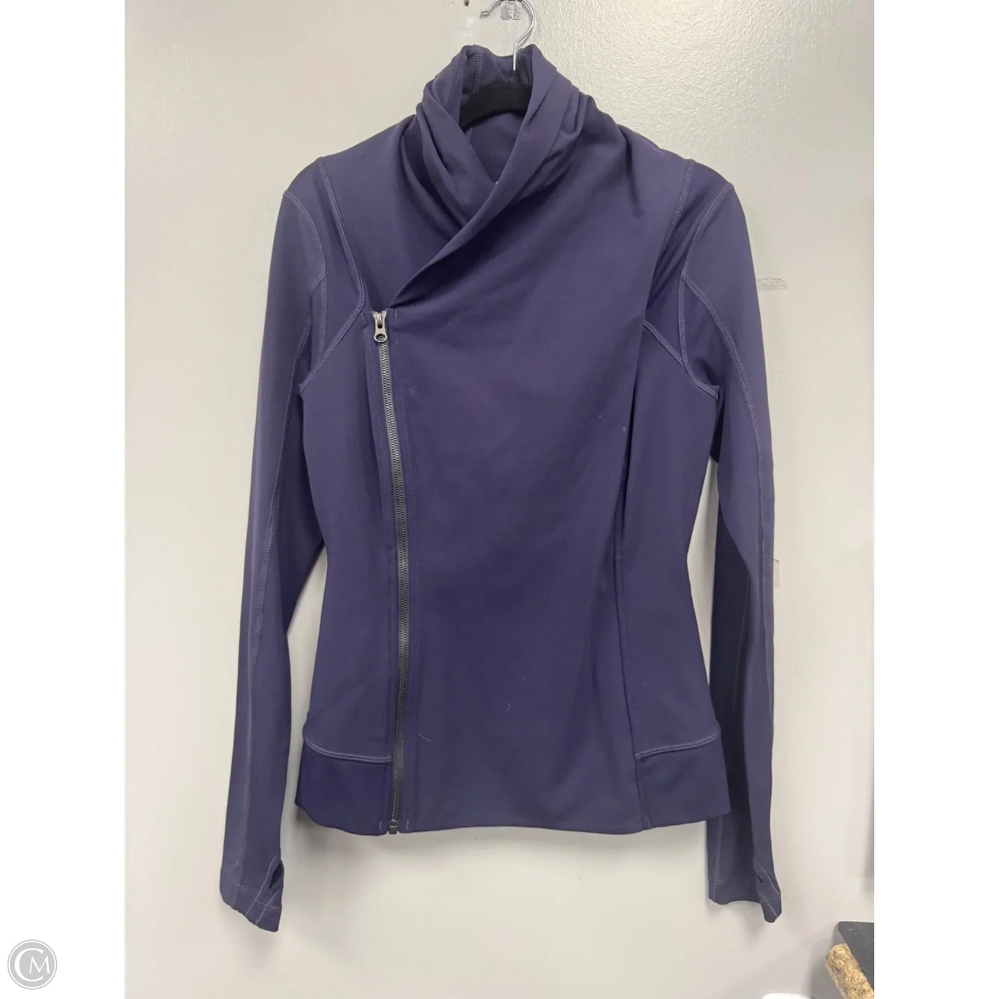 Athletic Jacket By Lululemon In Purple, Size: 10