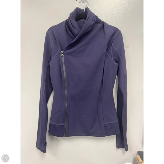 Athletic Jacket By Lululemon In Purple, Size: 10