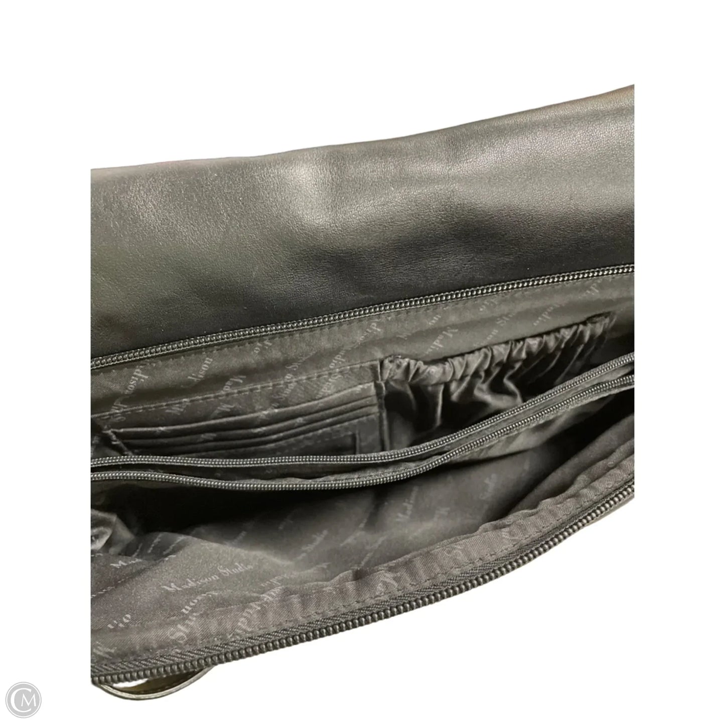 Crossbody Leather By Madison, Size: Medium