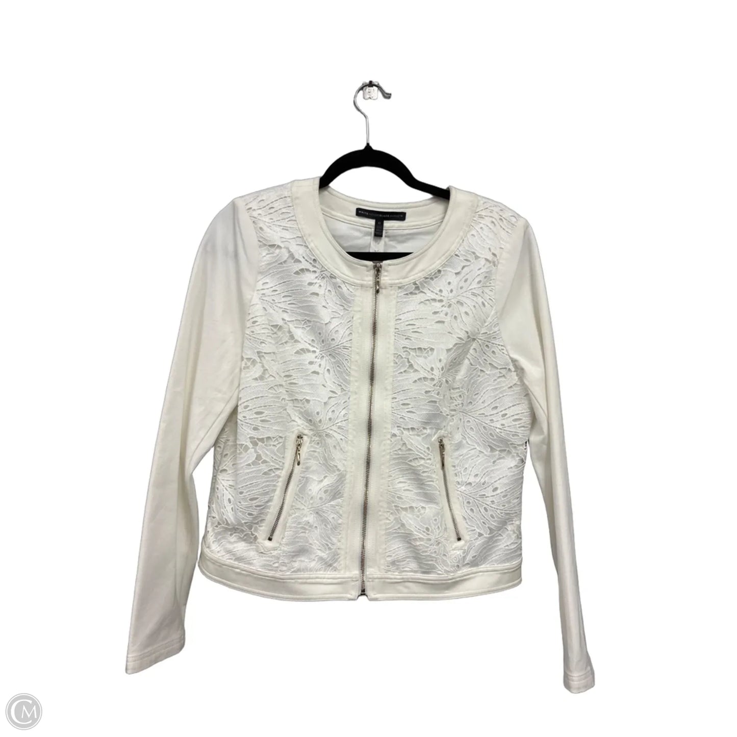 Jacket Other By White House Black Market In Cream & White, Size: 12